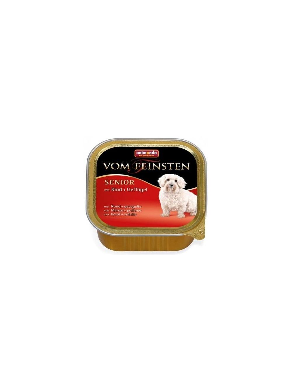 ANIMONDA Dog Vom Feinsten Senior smak: wołowina z kurczakiem 6 x 150g