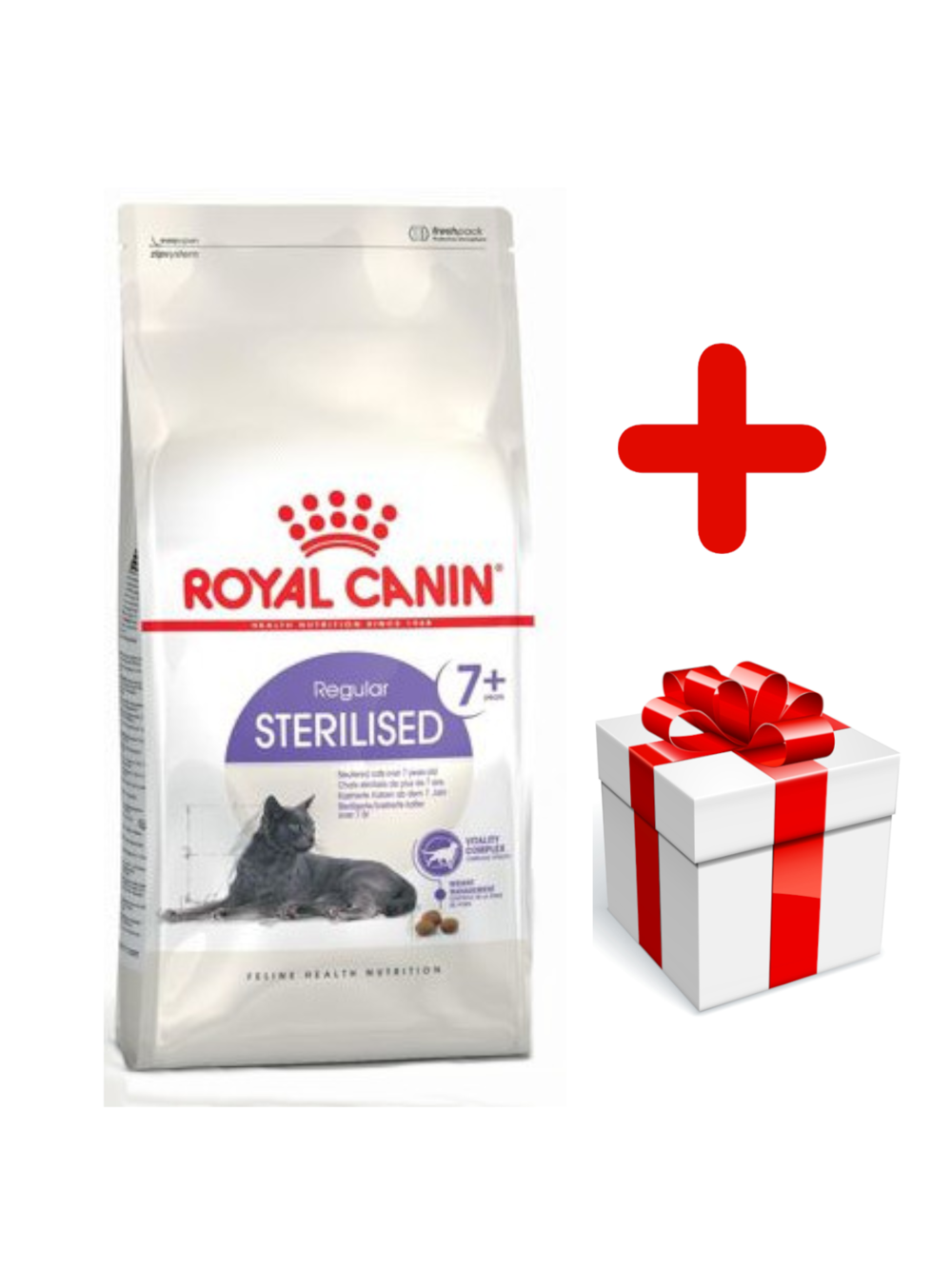 ROYAL CANIN  Sterilised +7 10kg karma sucha dla kotów dorosłych, od 7 do 12 roku życia życia, sterylizowanych + niespodzianka dla kota GRATIS!