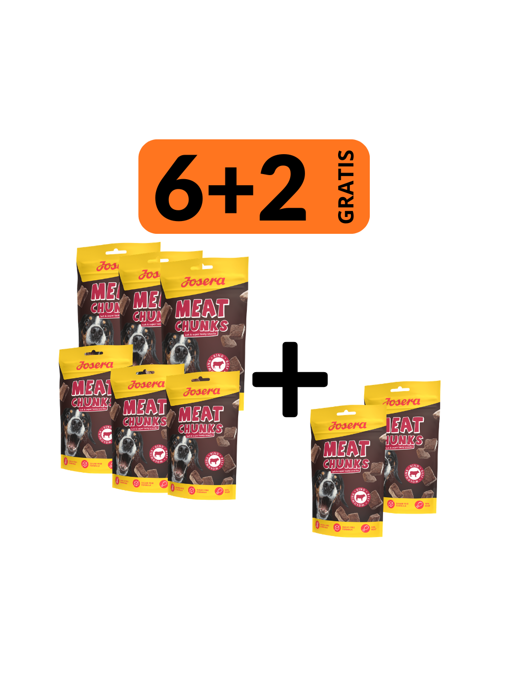 Josera Meat Chunks Beef 8x70g