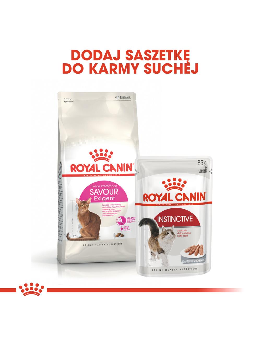 ROYAL CANIN  Exigent Savour 35/30 Sensation 10kg karma sucha dla kotów dorosłych, wybrednych, kierujących się teksturą krokieta + Piłka dla kota GRATIS!