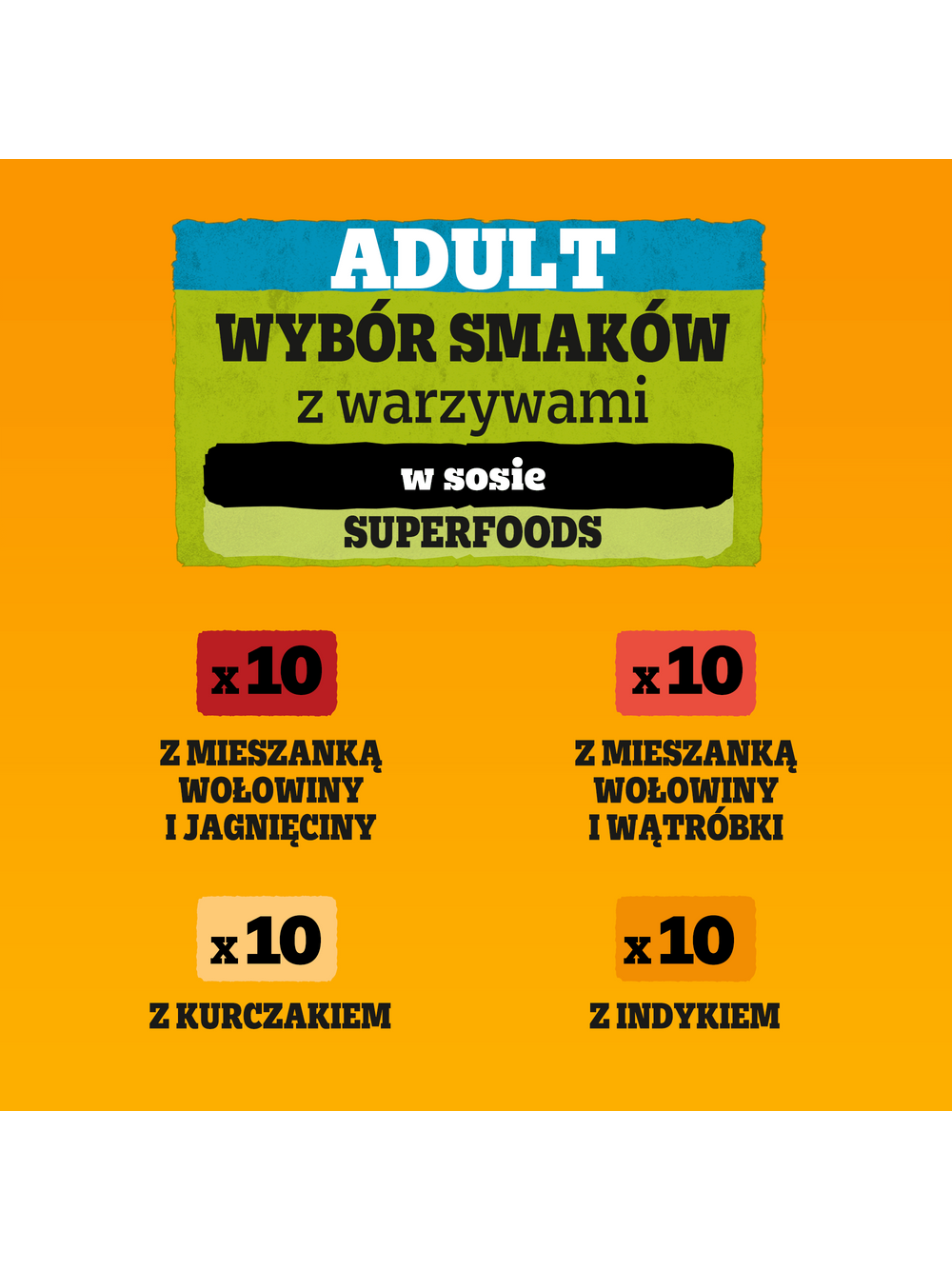 PEDIGREE Adult saszetka 40x100g - Mix Smaków z warzywami w sosie, mokra karma pełnoporcjowa dla dorosłych psów
