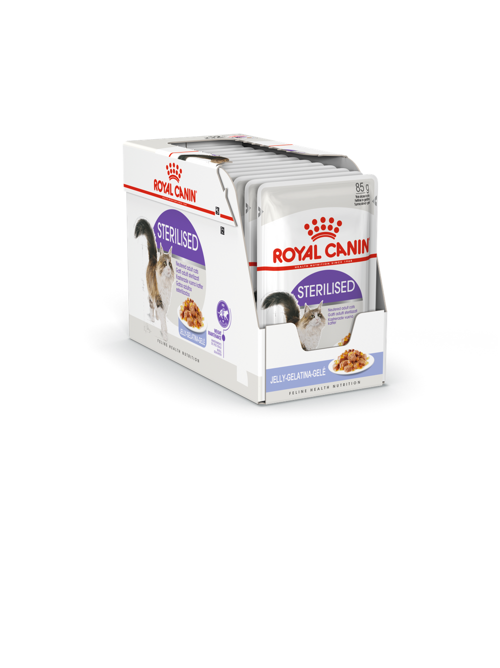 ROYAL CANIN  Sterilised 12x85g karma mokra w sosie dla kotów dorosłych, sterylizowanych
