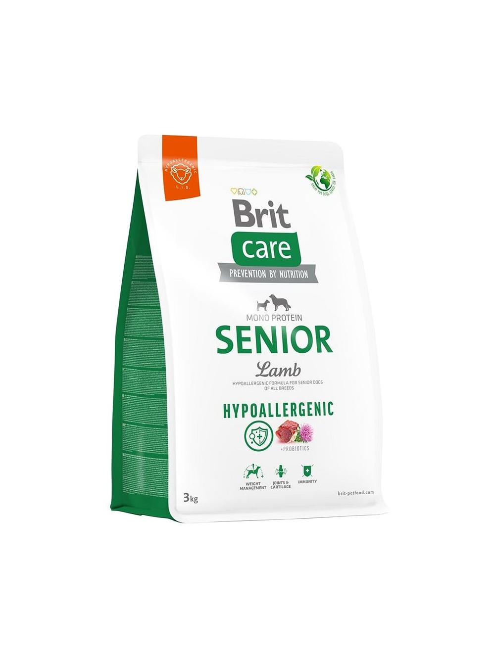 BRIT CARE Hypoallergenic Senior Lamb 3kg