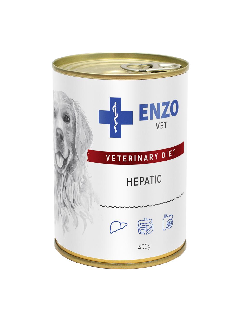 ENZO VET Hepatic na choroby wątroby dla psów 400g