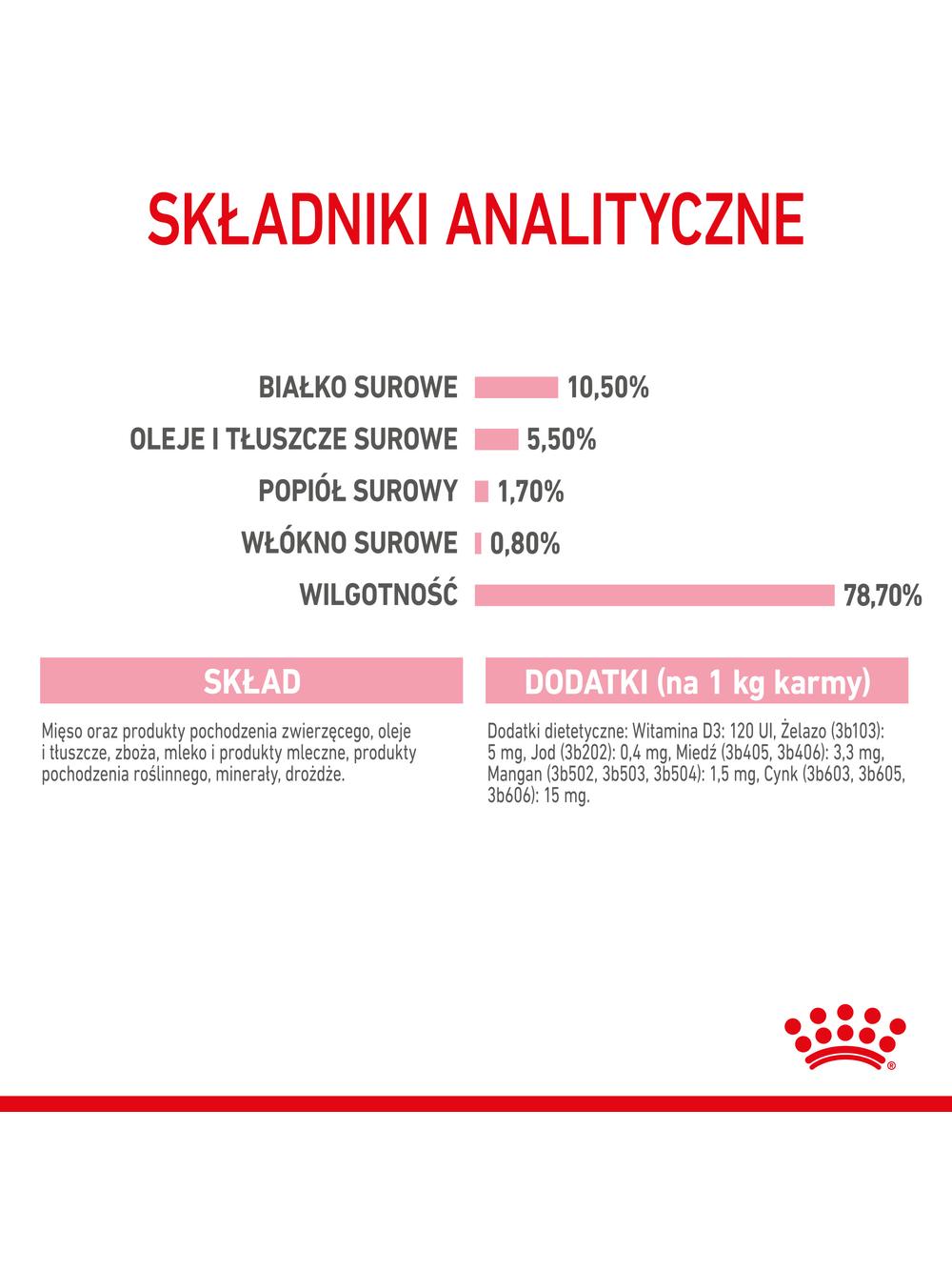 ROYAL CANIN®   Babycat Instinctive Mousse 195 g puszka karma mokra, mus dla kociąt od odsadzenia do 4 miesiąca życia