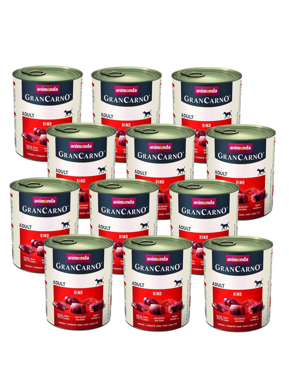 ANIMONDA GranCarno Adult Dog smak: Wołowina  12 x 800g