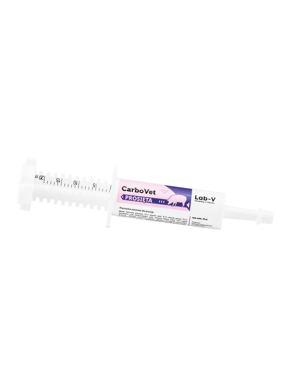 Lab-v CarboVet Prosięta - Preparat stosowany do eliminacji toksyn dla prosiąt 20 ml