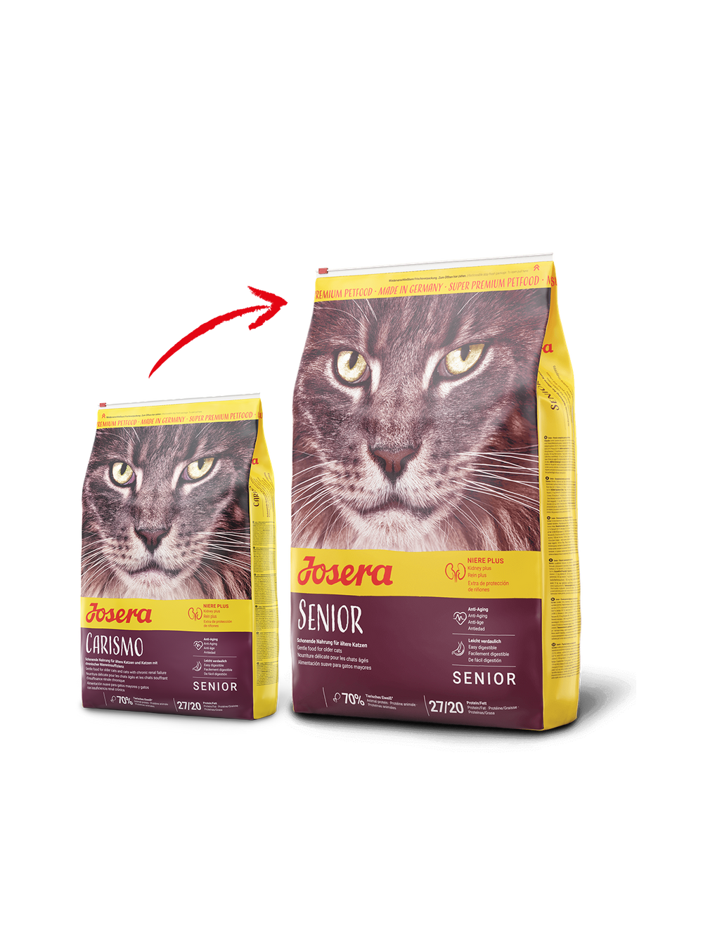 JOSERA Senior 10kg + niespodzianka dla kota GRATIS!