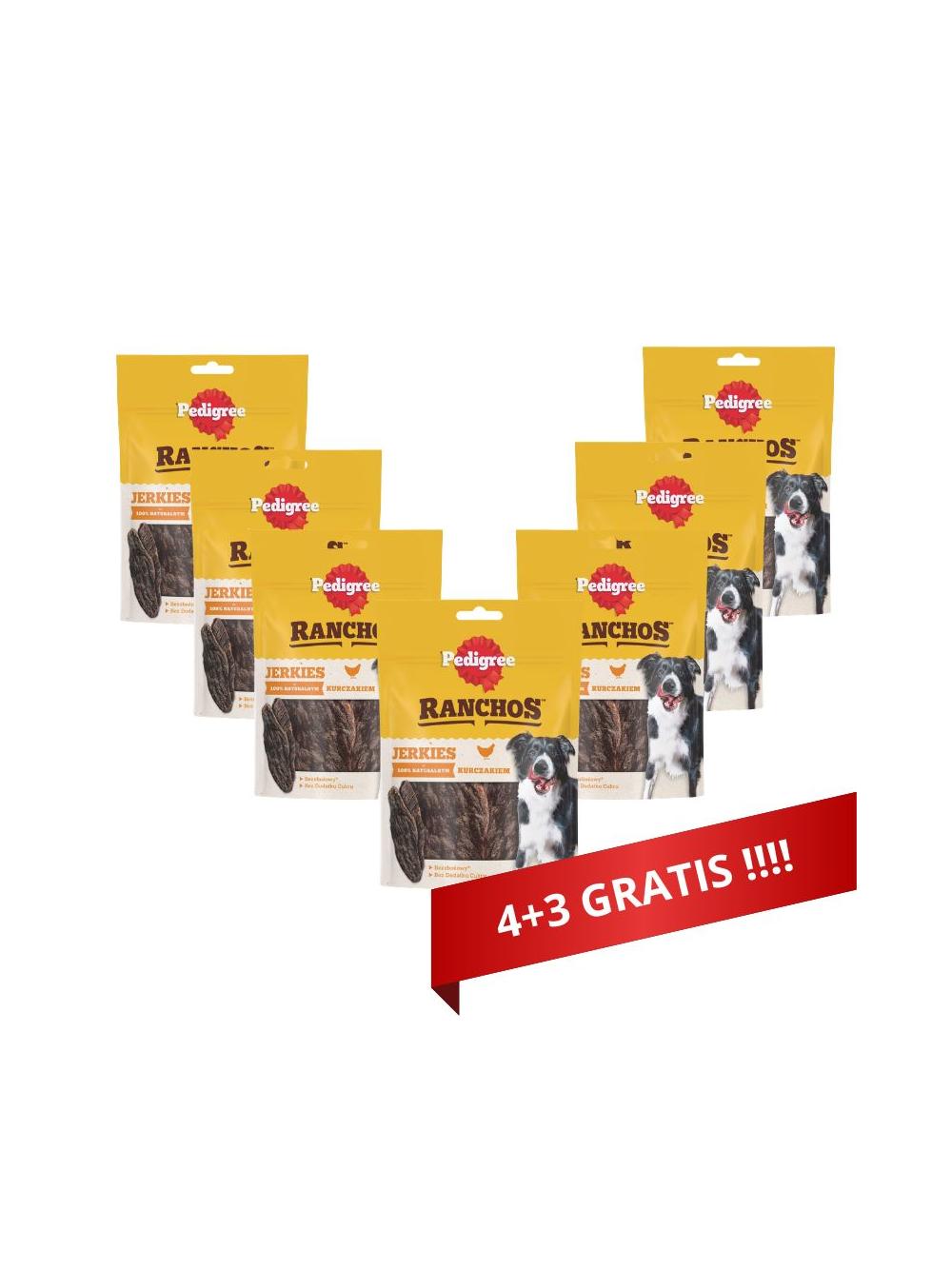 PEDIGREE Ranchos Originals 7x70g - przysmak dla psów z kurczakiem
