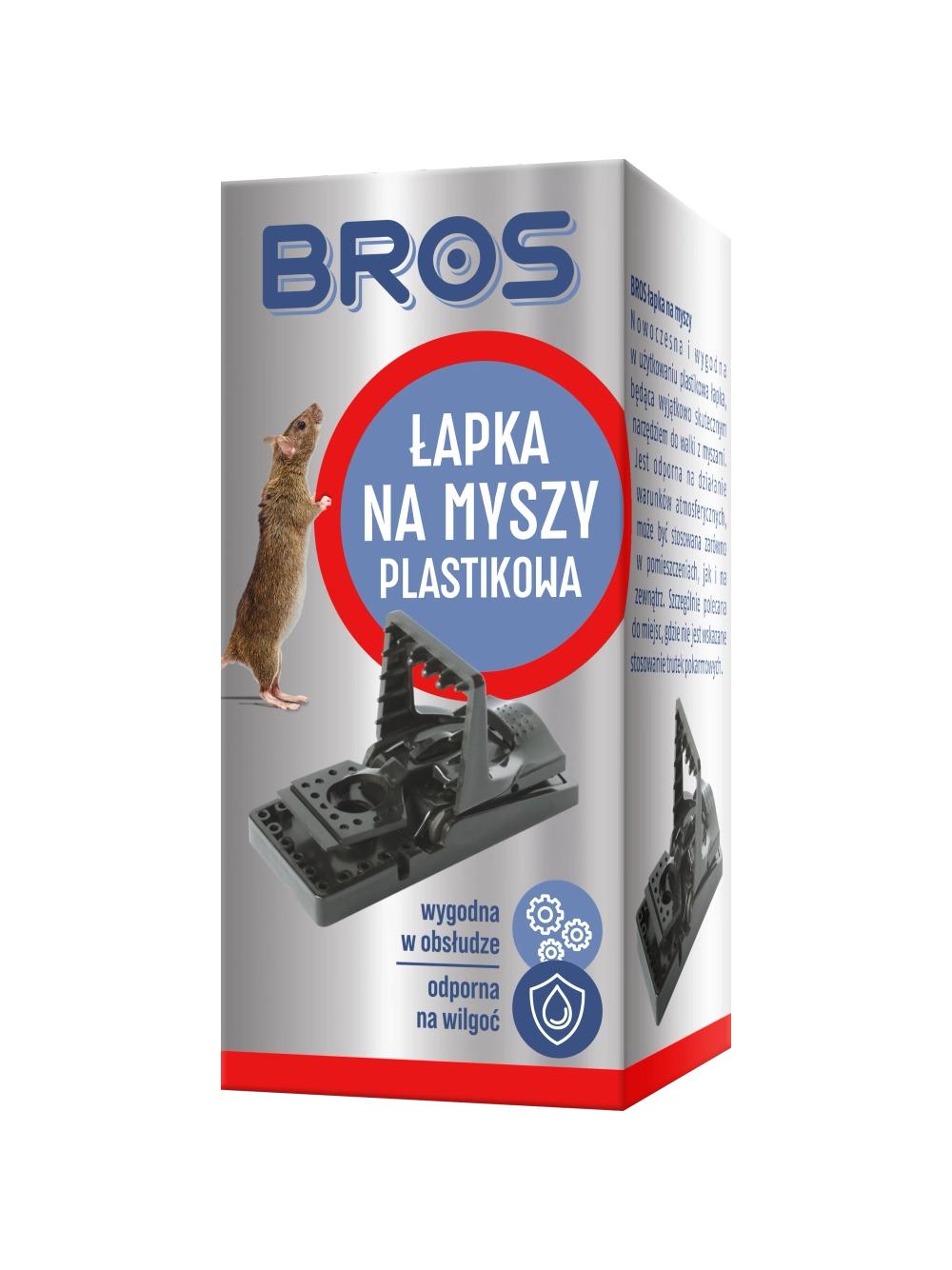 BROS - łapka na myszy plastikowa