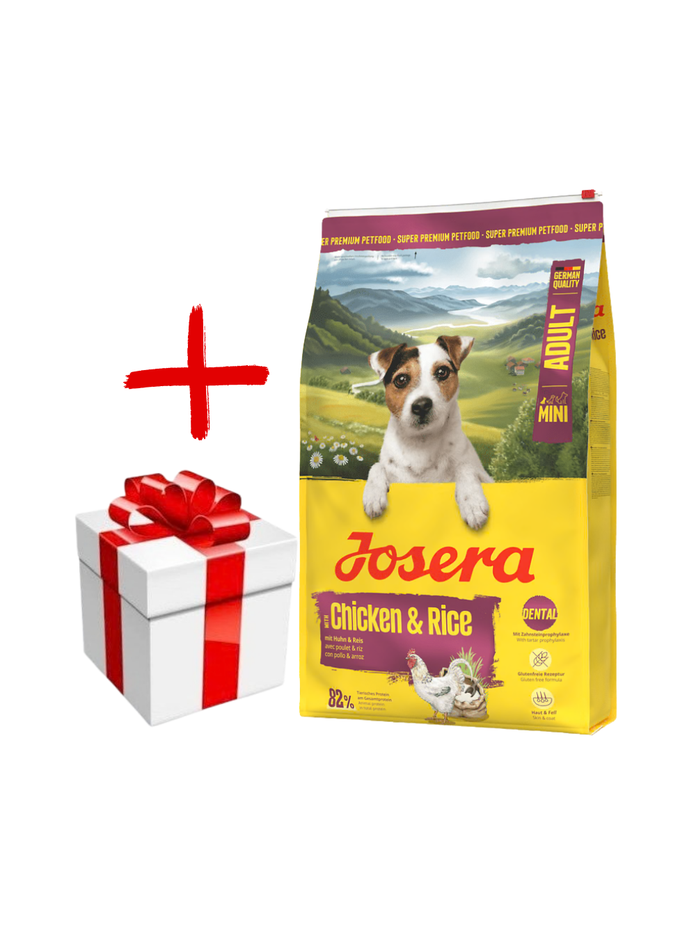 JOSERA Mini Adult Chicken & Rice 10kg + NIESPODZIANKA DLA PSA GRATIS!