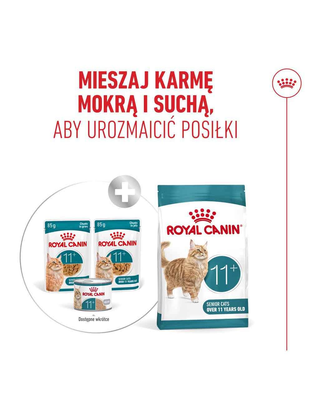 ROYAL CANIN mokra karma dla kotów, Senior Ageing 11+,can 85 g