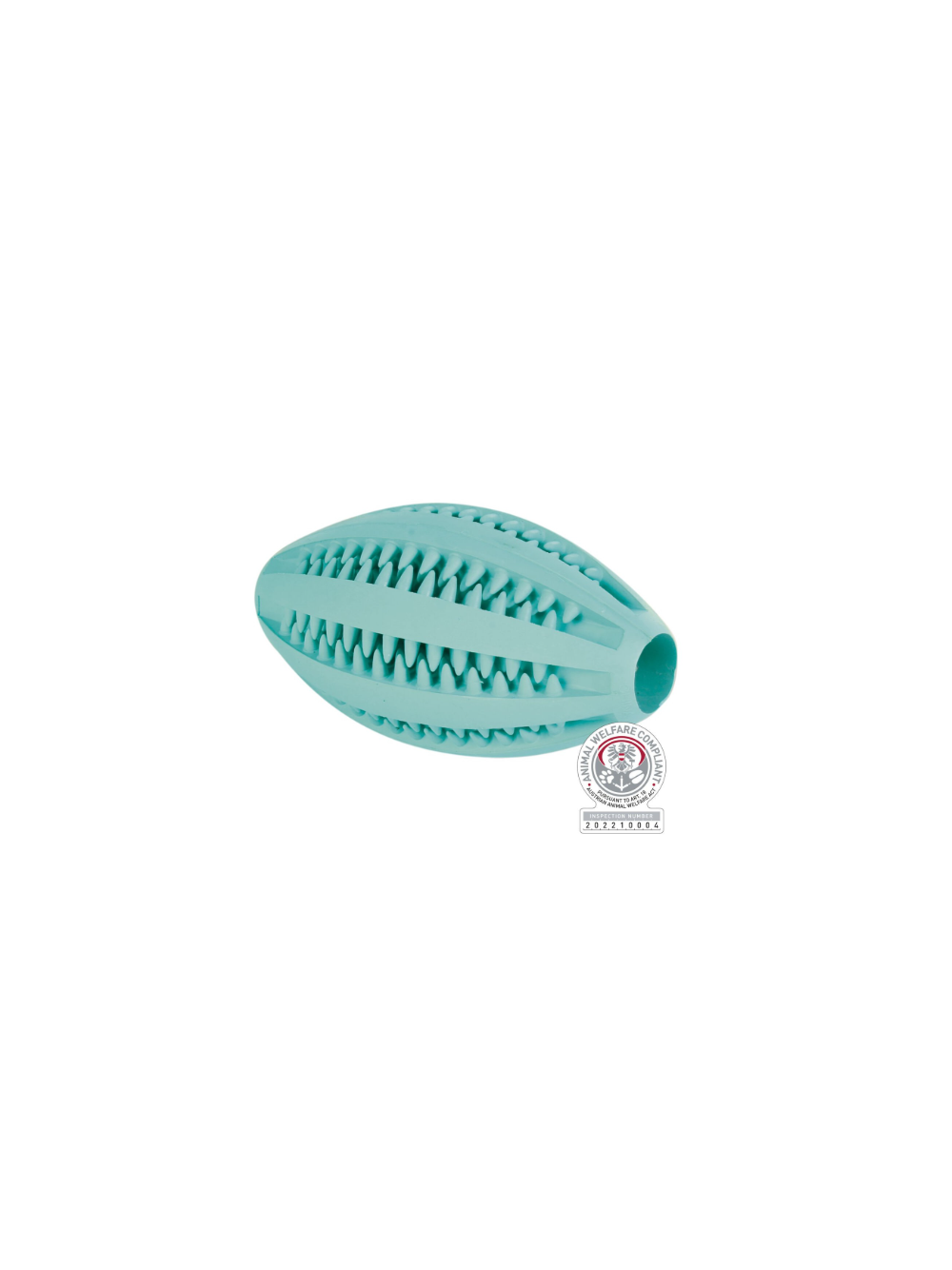 TRIXIE Denta Fun piłka rugby 11cm
