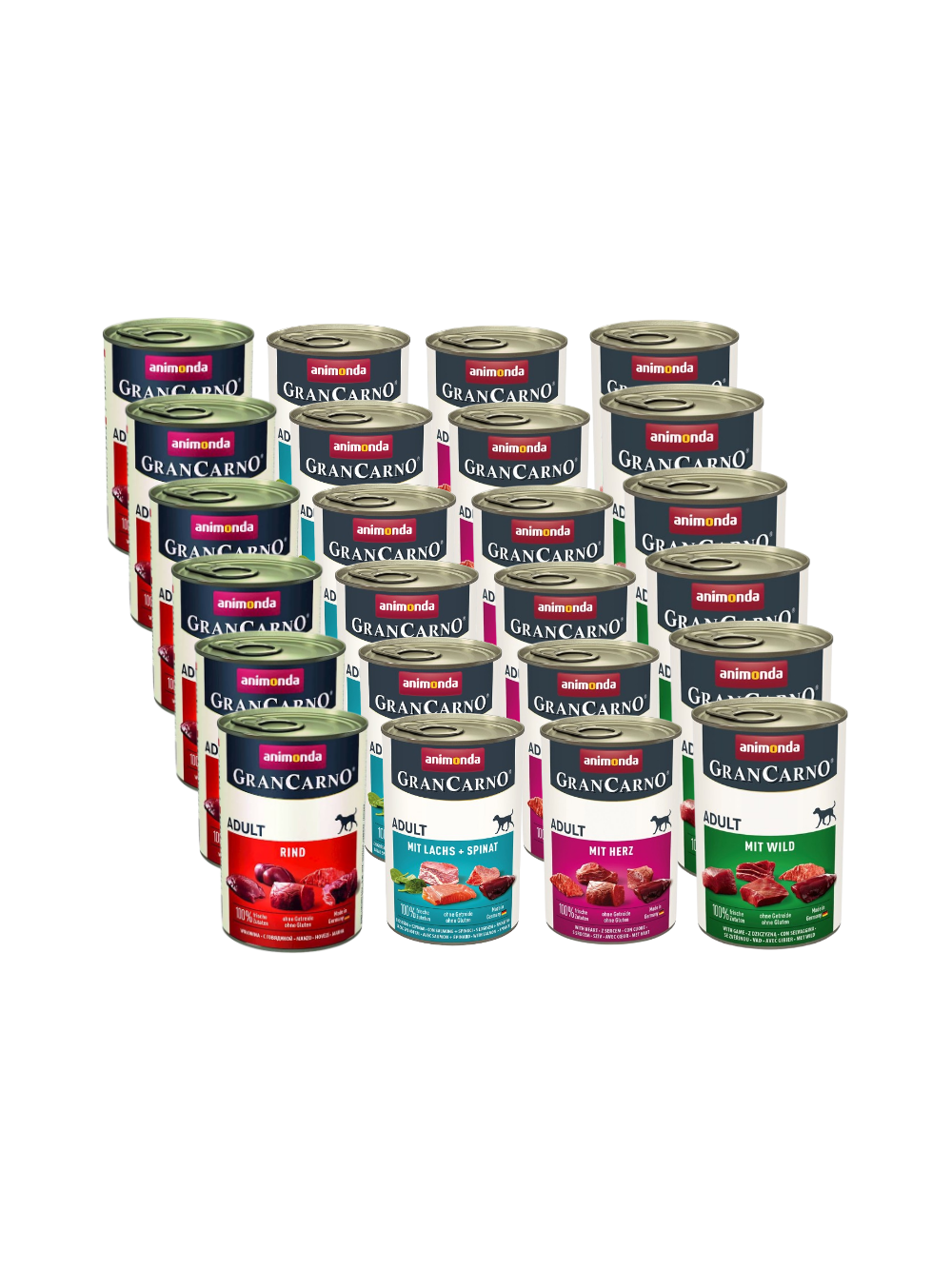 ANIMONDA GranCarno Adult Dog Mix Smaków 24x400g