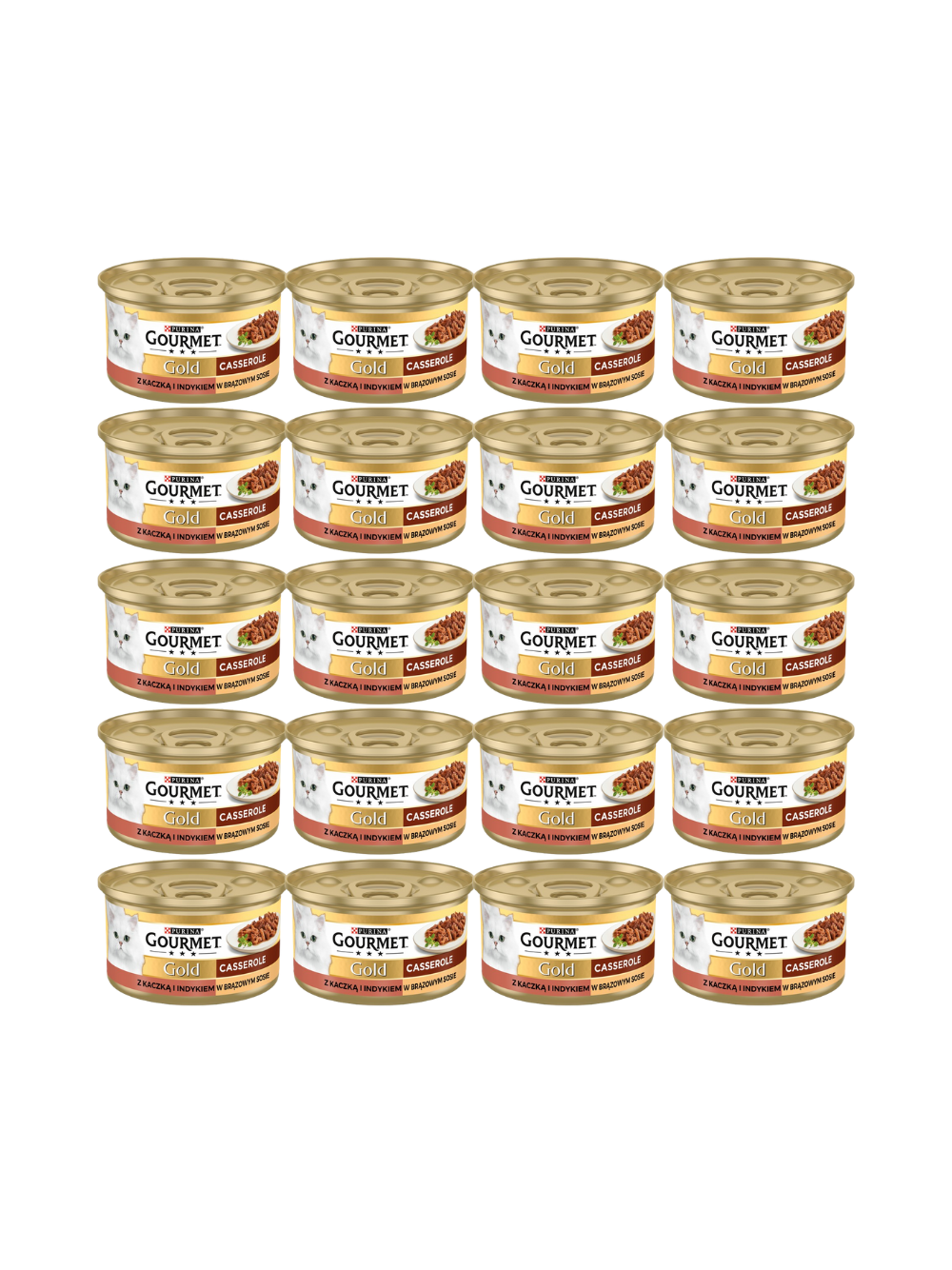 Purina Gourmet Gold kaczka/indyk w sosie 72x85g