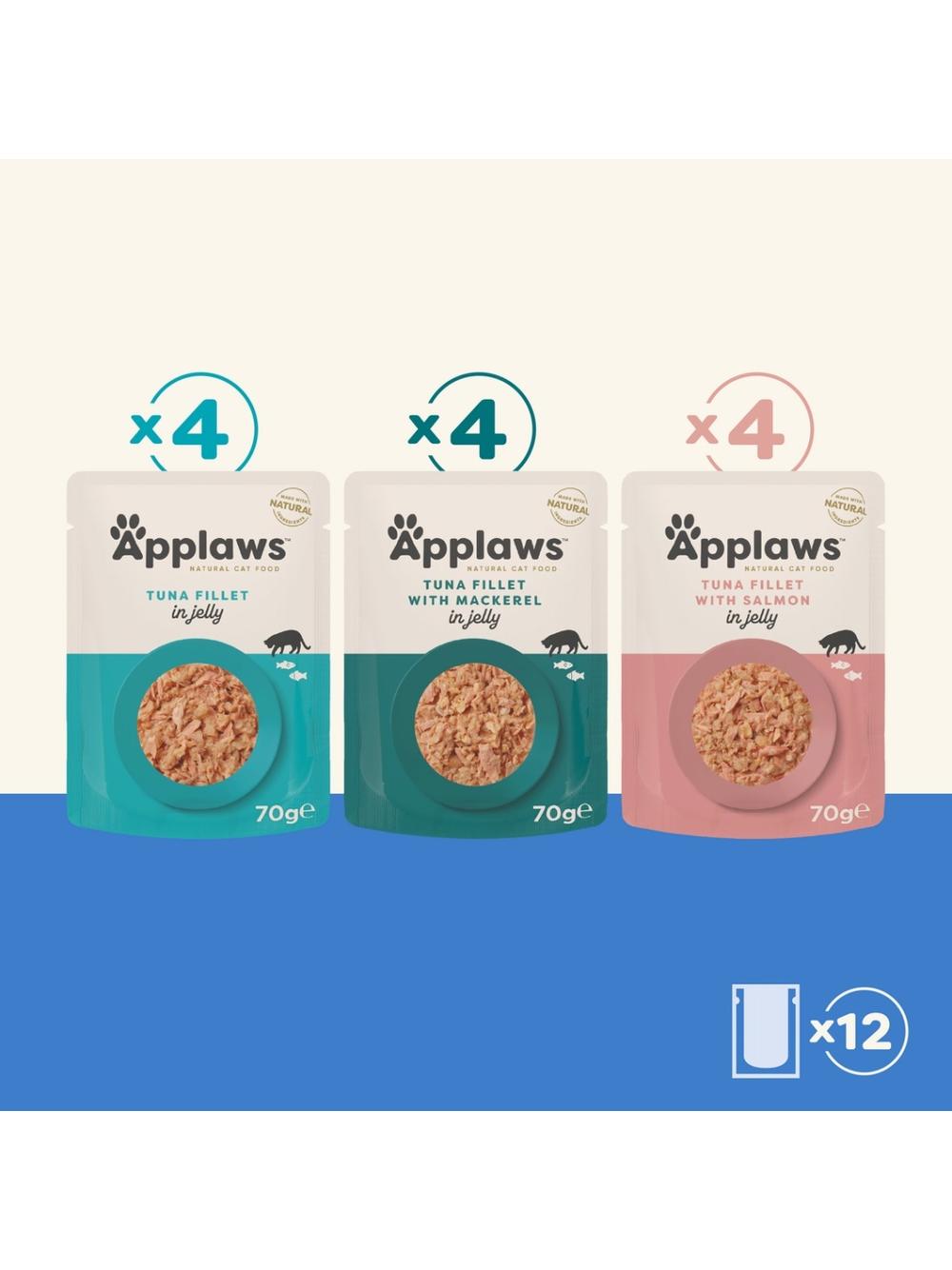 Applaws Cat Multipack Fish Selection in Jelly 12x70g