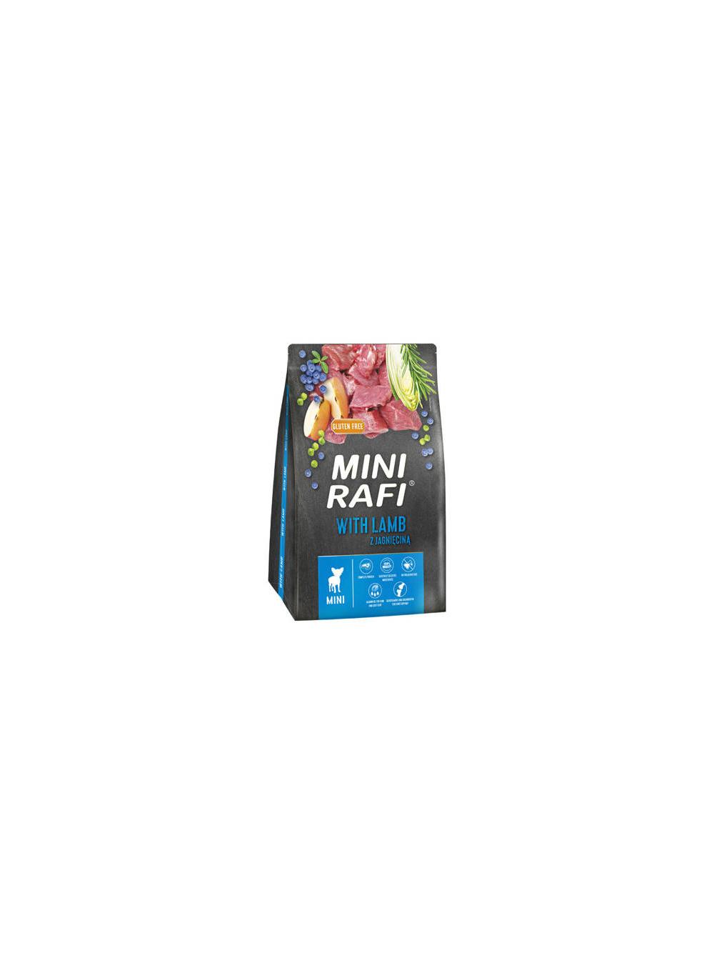 DOLINA NOTECI Rafi Mini  karma sucha dla psa z jagnięciną 3kg + niespodzianka dla psa GRATIS!