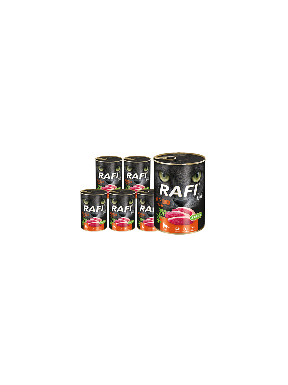 RAFI Cat Adult z kaczką 12 x 400g