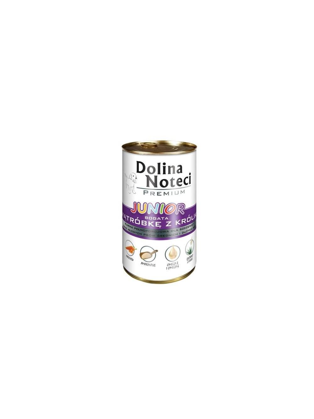 Dolina Noteci PREMIUM Junior bogata w wątróbkę z królika 400g