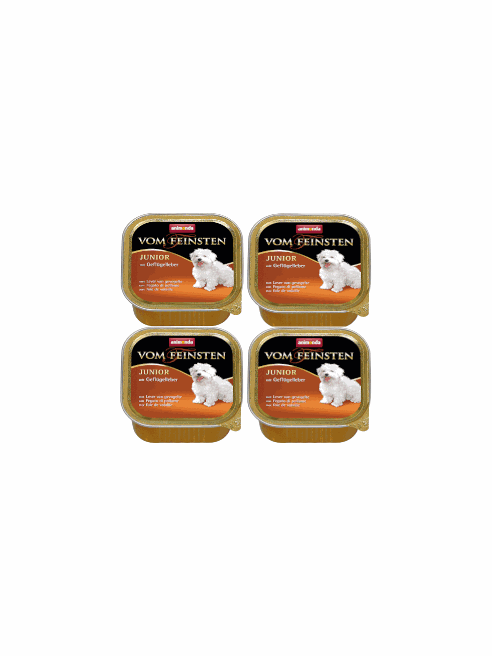 ANIMONDA Dog Vom Feinsten Junior smak: wątróbka drobiowa 6 x 150g