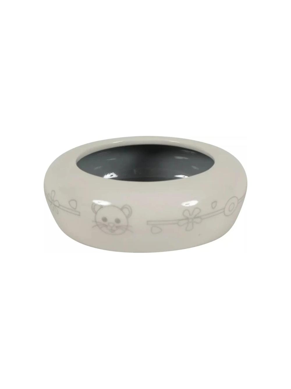 ZOLUX Miska ceramiczna dla gryzonia 100 ml kol beżowy/szary