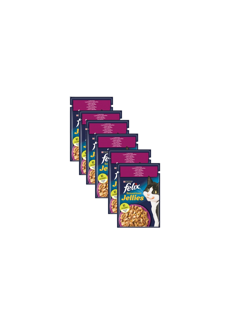 Felix Kaczka w galaretce ze Szpinakiem saszetka 26x85g