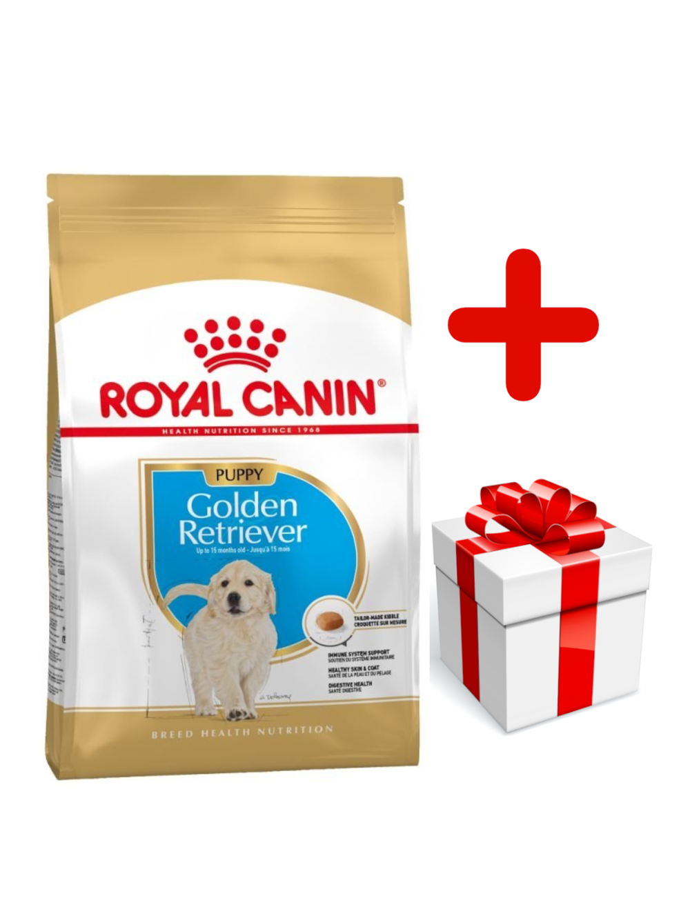ROYAL CANIN Golden Retriever Puppy 12kg +  niespodzianka dla psa GRATIS!