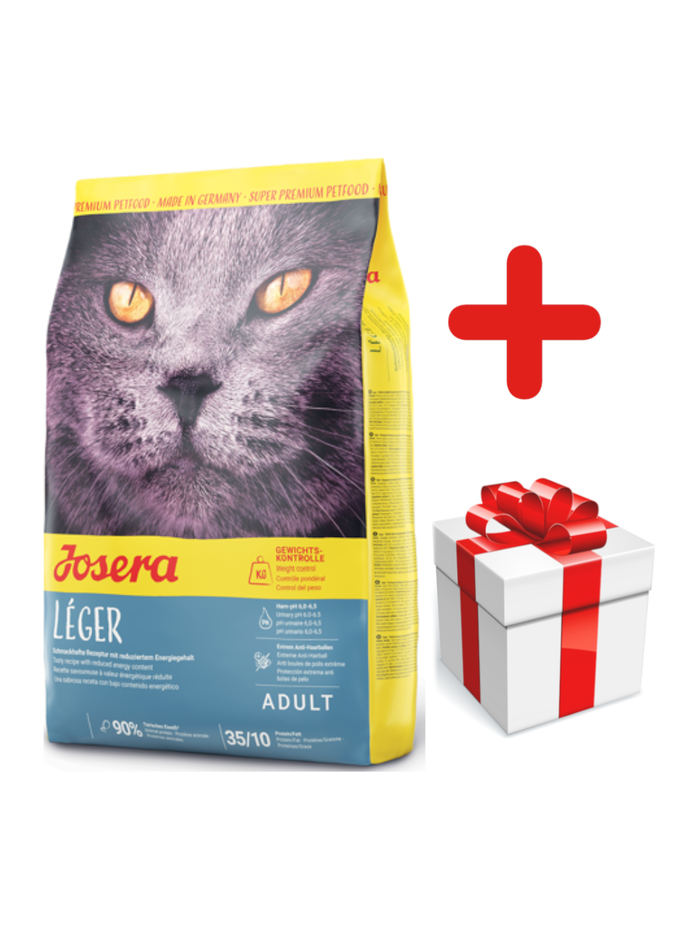 JOSERA Leger 10kg + niespodzianka dla kota GRATIS!
