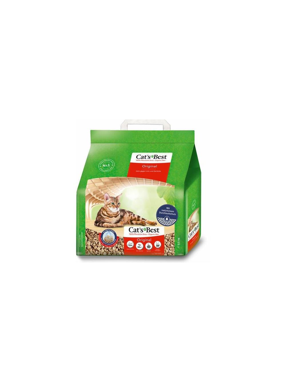 JRS Cats Best Eko Plus - Żwirek Drewniany Zbrylający 5l / 2,1kg