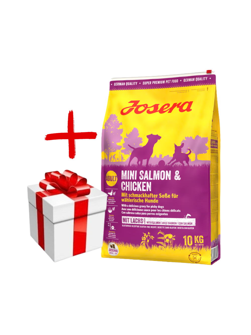 JOSERA Mini Salmon & Chicken 10kg + NIESPODZIANKA DLA PSA GRATIS!