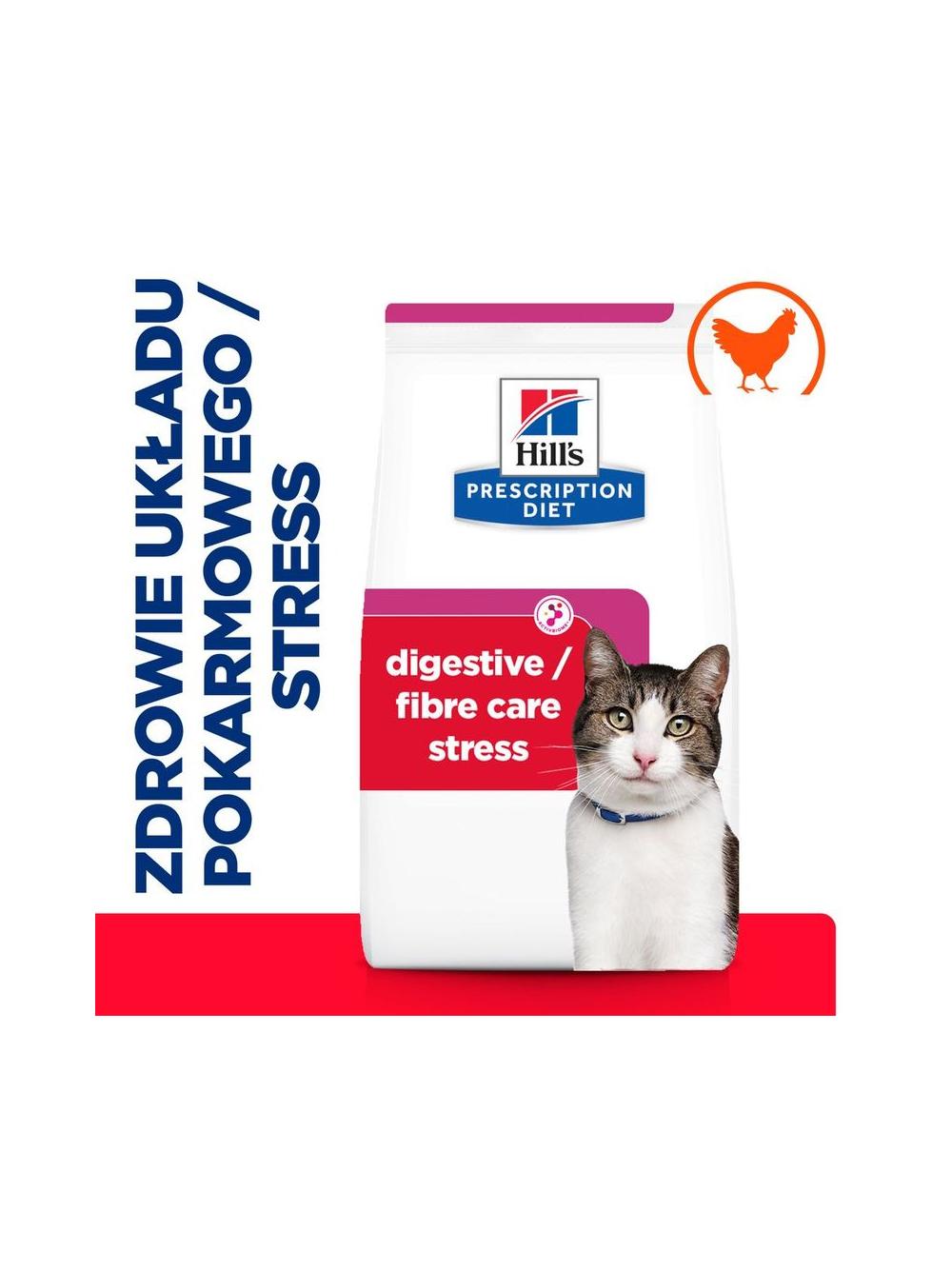 HILL'S PD Prescription Diet Feline Gastrointestinal Biome Stress z kurczakiem 1,5kg