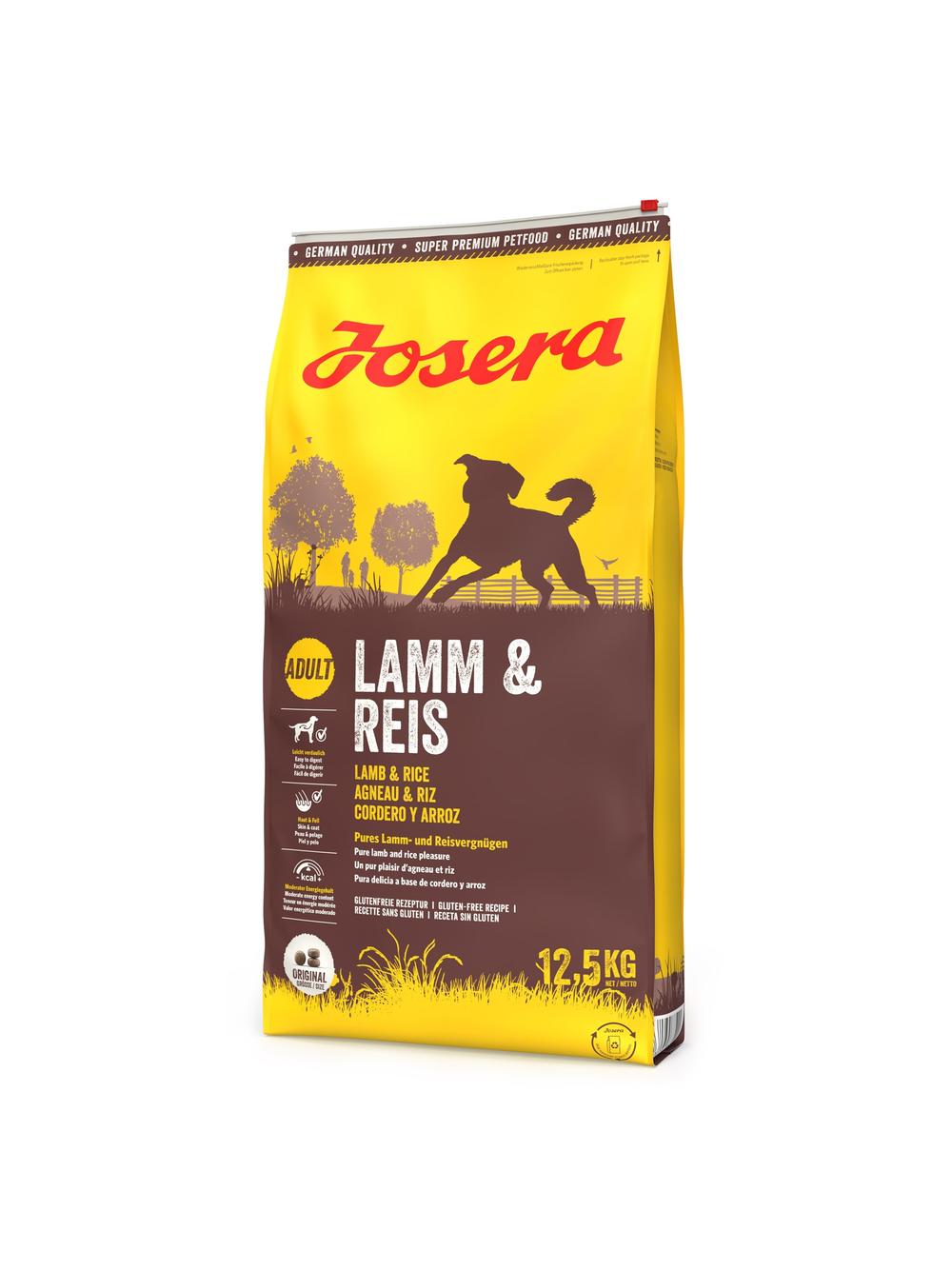 JOSERA Lamb & Rice 12,5kg + niespodzianka dla psa GRATIS!