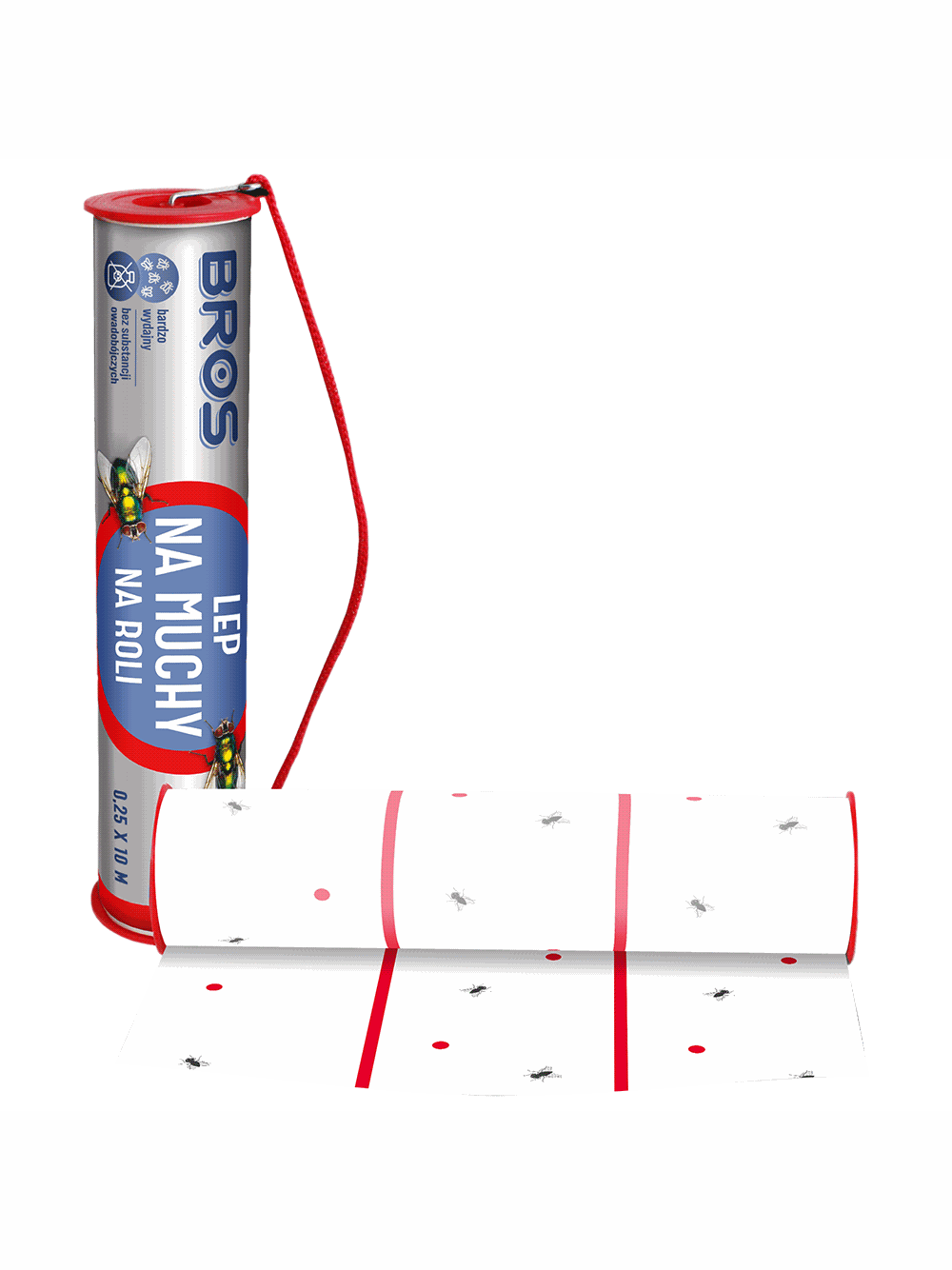BROS Lep na muchy na roli 0,25X10m