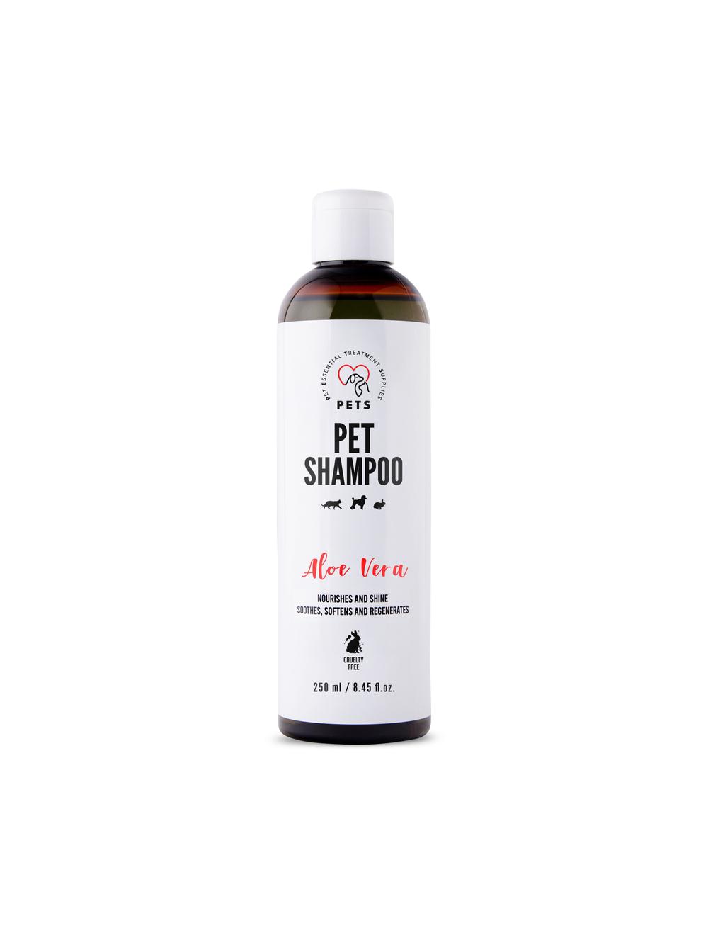 PET Shampoo Aloe Vera/Szampon Aloesowy 250ml Odżywczy i nabłyszczający + PETS ANTI INSECT - skuteczna ochrona przeciw kleszczom, pchłom oraz innym owadom 250ml