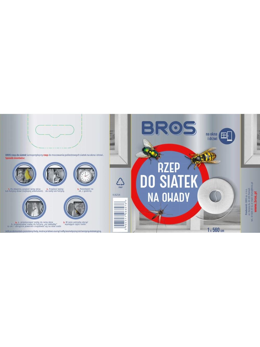 BROS - Rzep do siatek 560cm