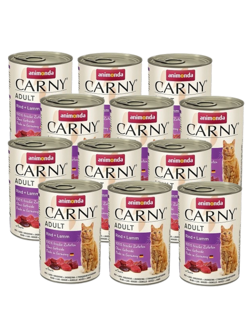 ANIMONDA Cat Carny Adult smak: wołowina i jagnięcina 12 x 400g