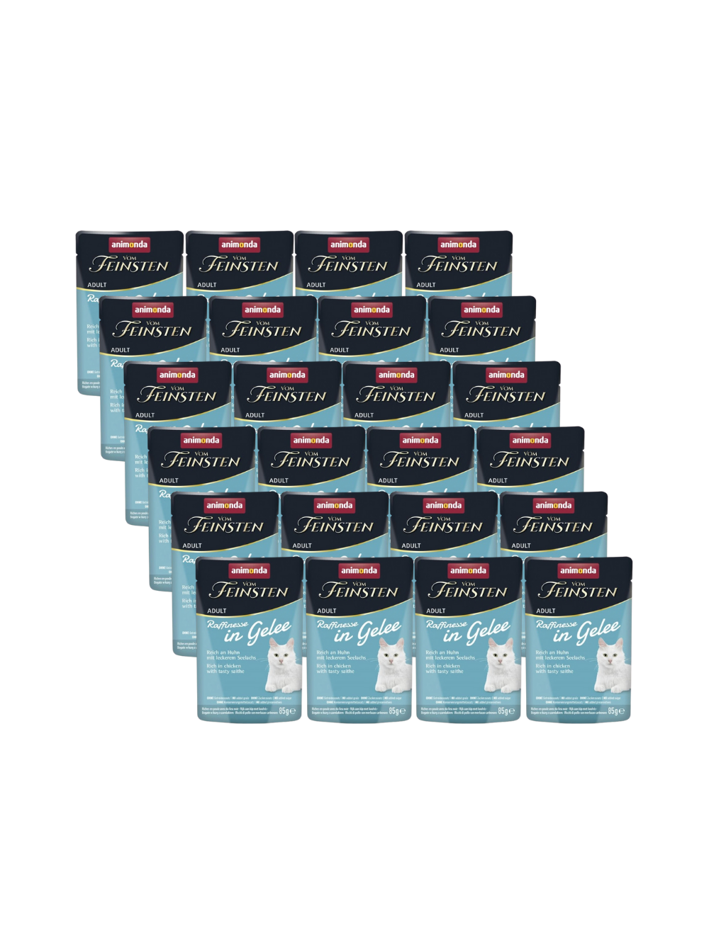 ANIMONDA Vom Feinsten Raffinesse kurczak z czarniaki w galarecie 24x85g