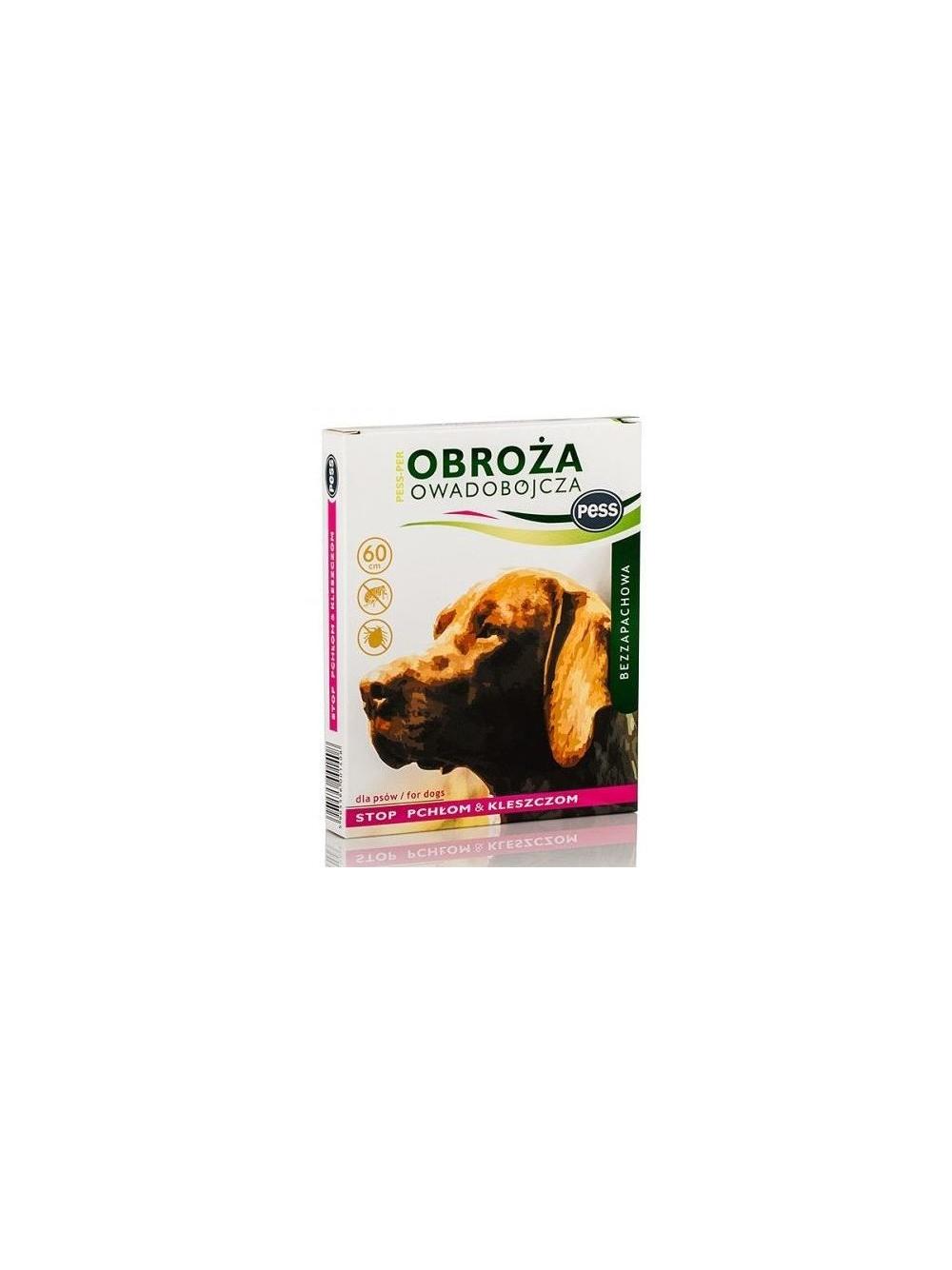 PESS Obroża owadobójcza bezzapachowa 60 cm dla psa