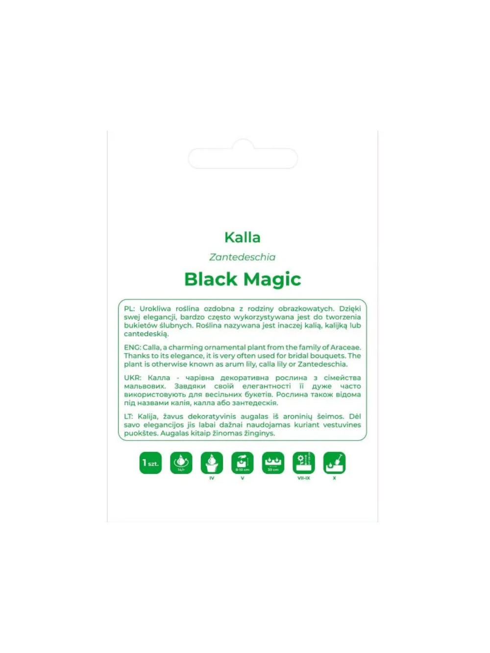 Kalla Black Magic żółta 1szt.