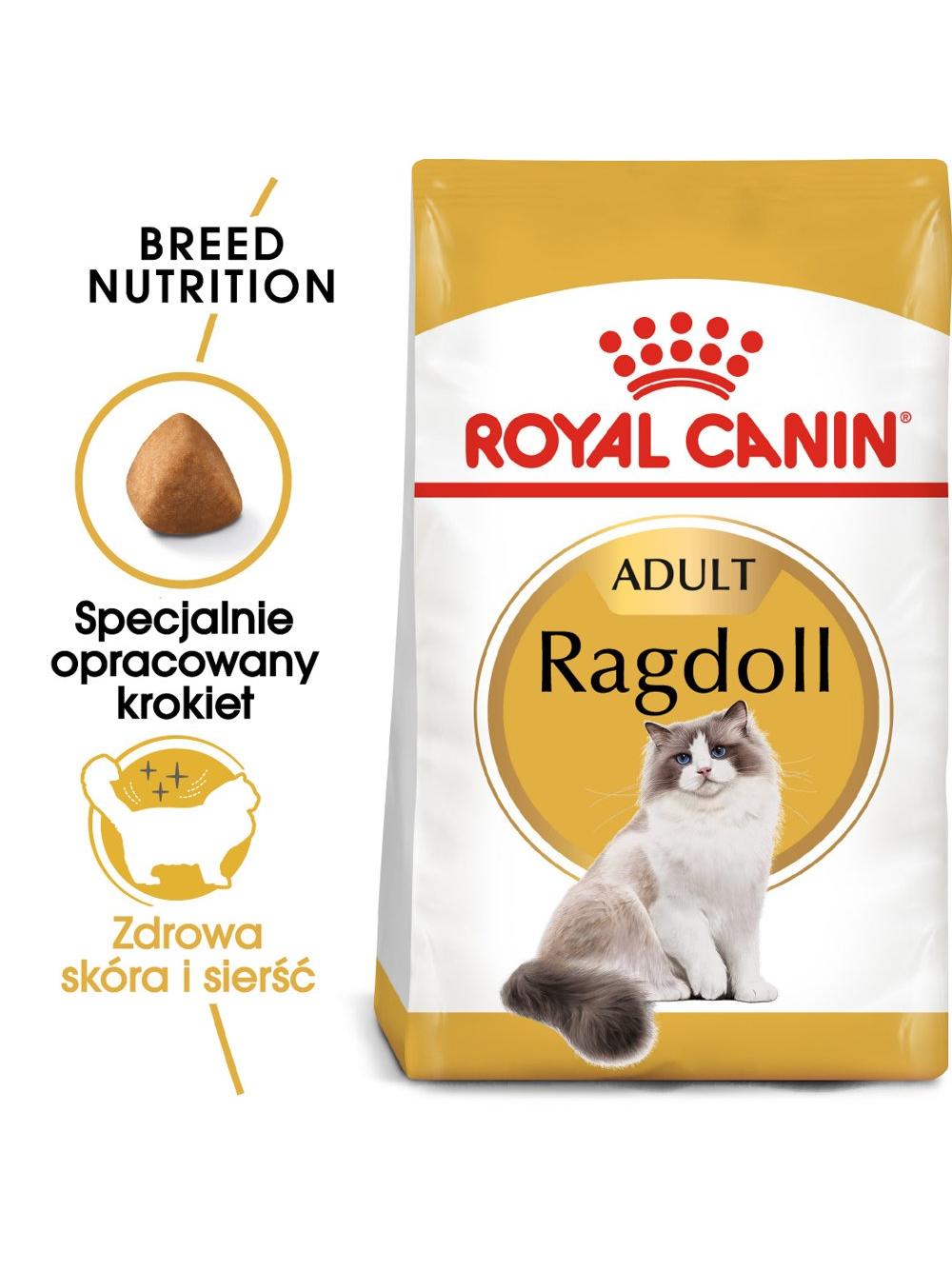 ROYAL CANIN Ragdoll Adult 2kg karma sucha dla kotów dorosłych rasy ragdoll