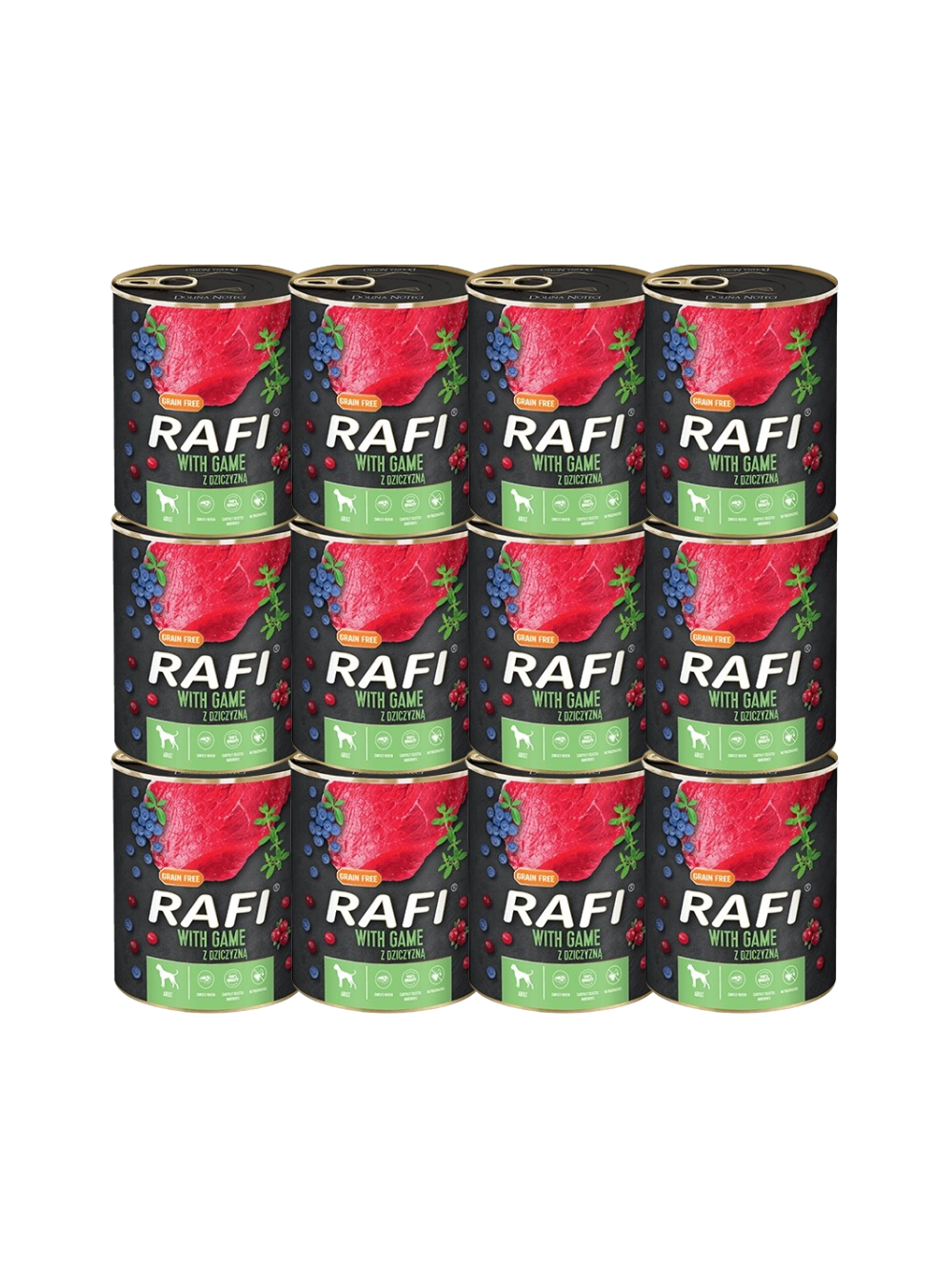 DOLINA NOTECI Rafi z dziczyzną 12x800g