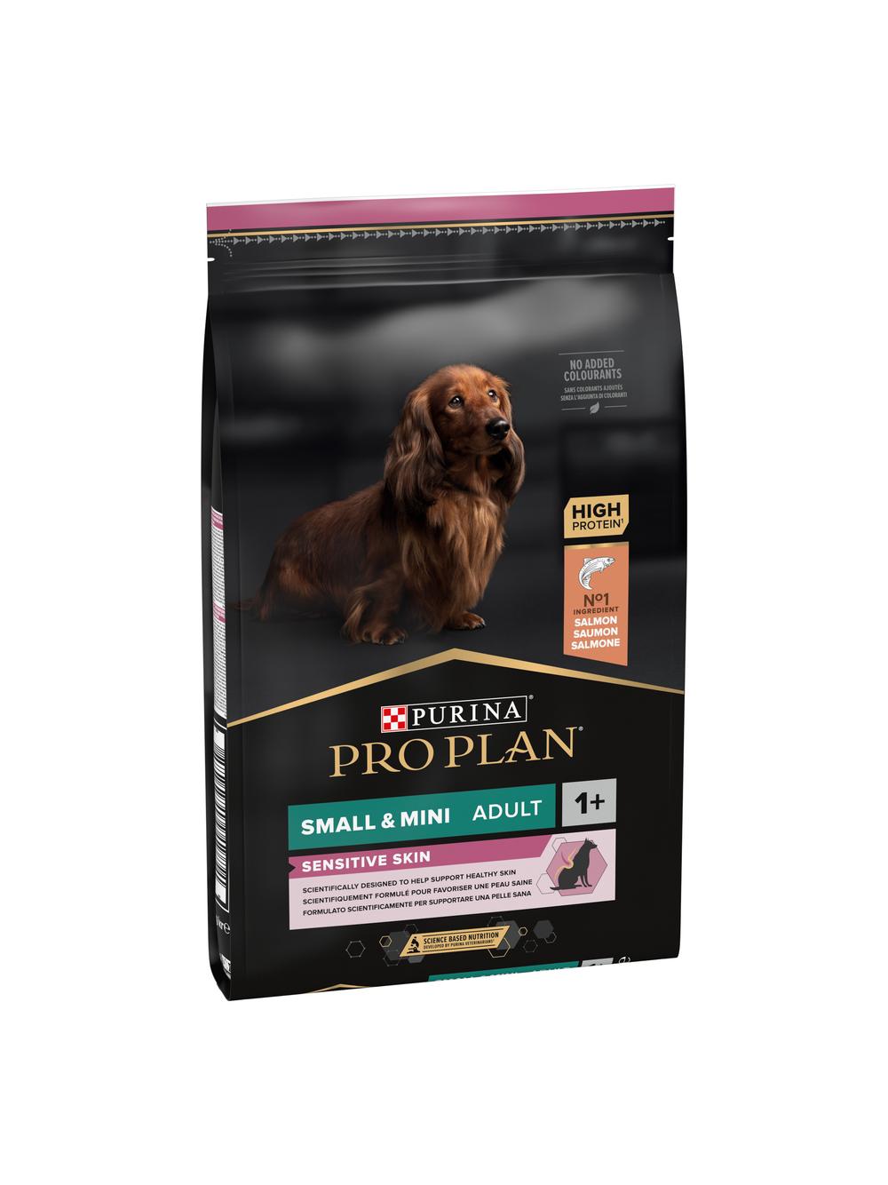 PRO PLAN Sensitive Skin Small & Mini Adult Karma dla psów bogata w łososia 7kg