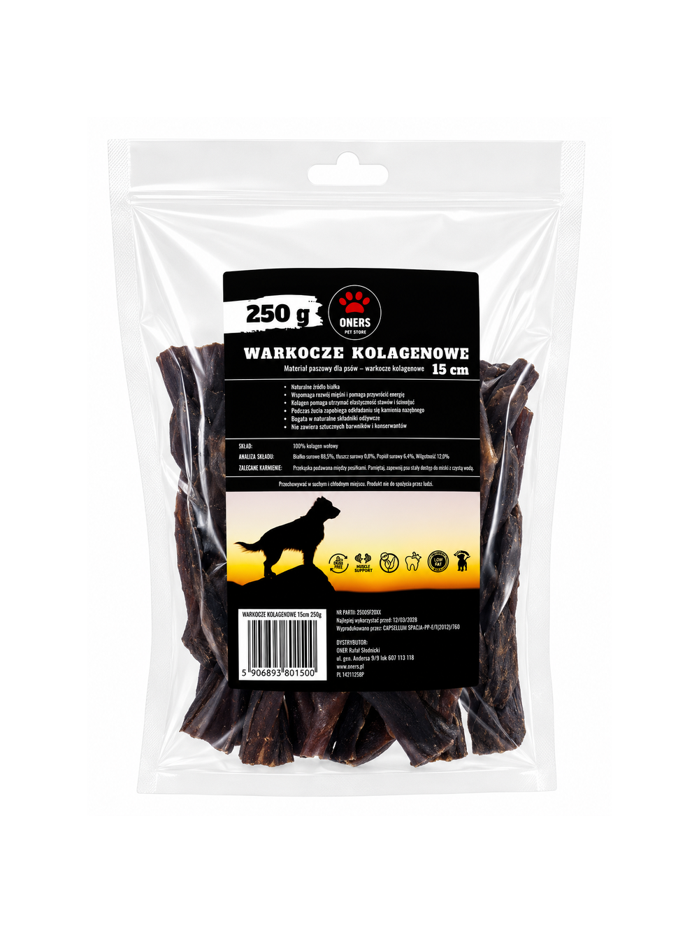 ONERS WARKOCZE KOLAGENOWE 15cm 250g