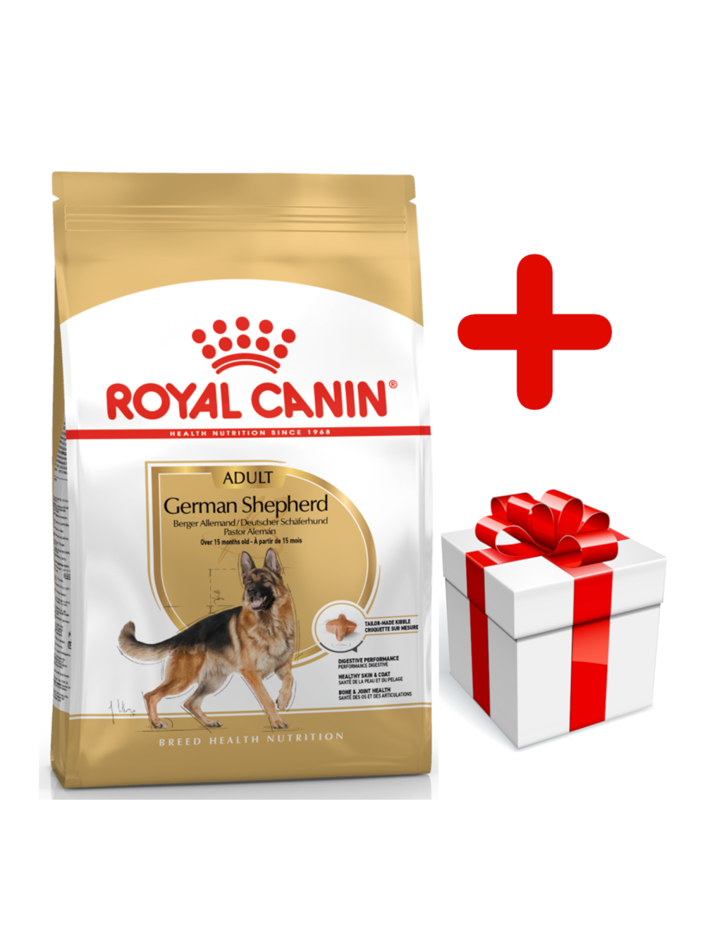 ROYAL CANIN German Shepherd Adult 11kg karma sucha dla psów dorosłych rasy owczarek niemiecki + niespodzianka dla psa GRATIS!