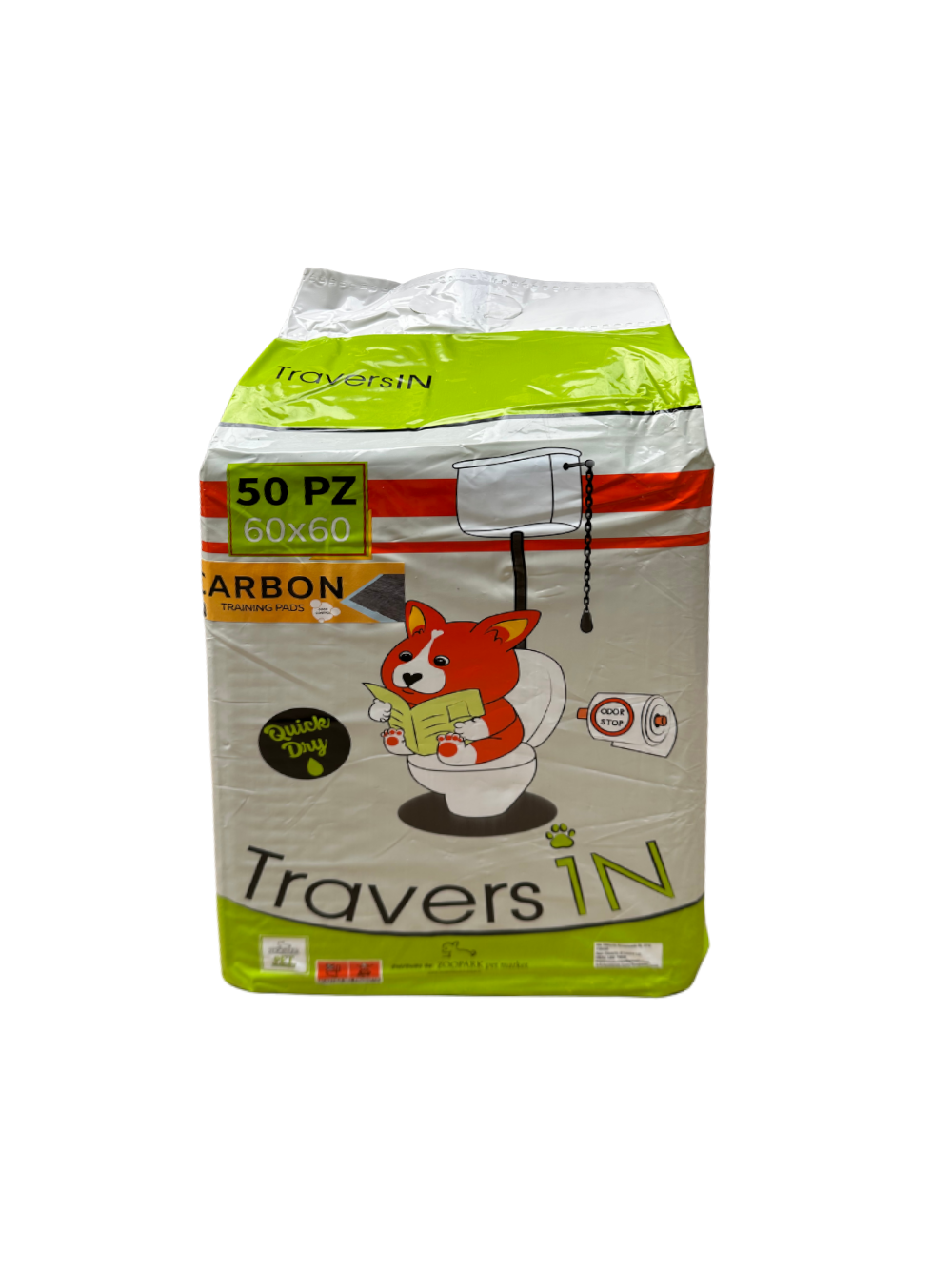 TraversIN Podkłady higieniczne CARBO (z węglem aktywnym) 60x60cm 50szt.