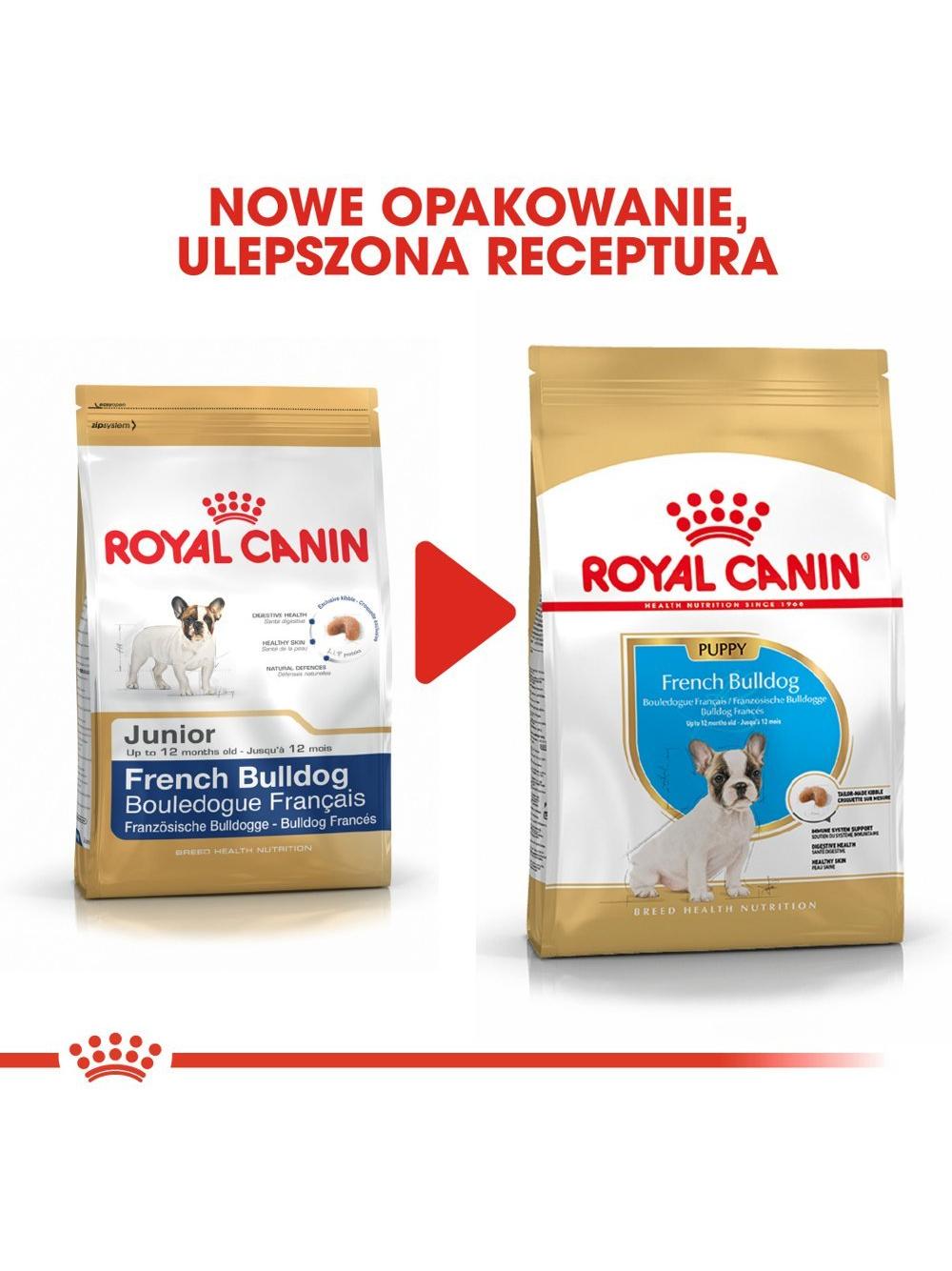 ROYAL CANIN French Bulldog Puppy 10kg karma sucha dla szczeniąt do 12 miesiąca, rasy bulldog francuski + niespodzianka dla psa GRATIS!