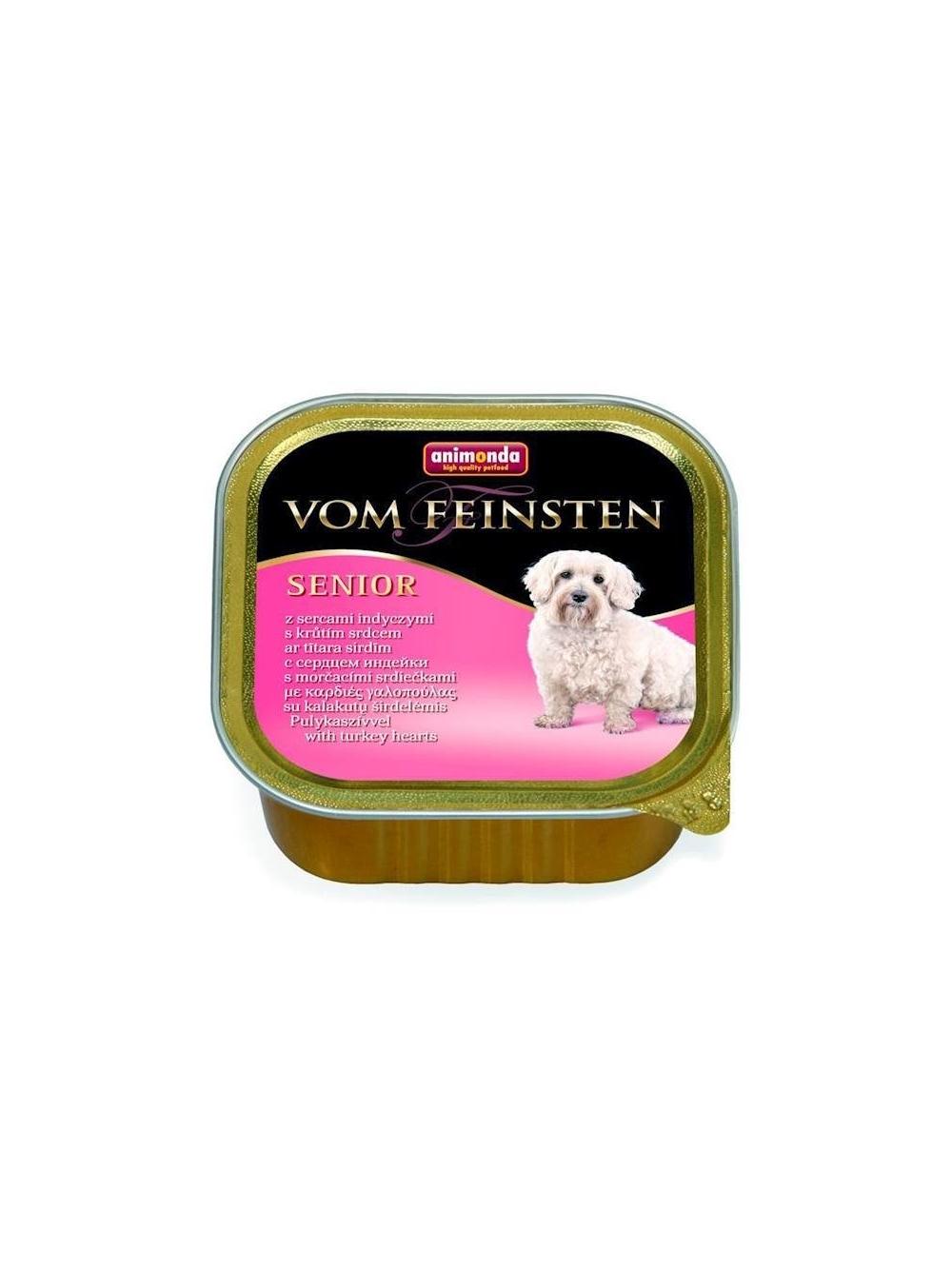 ANIMONDA Dog Vom Feinsten Senior smak: Serca Indyka 22x150g