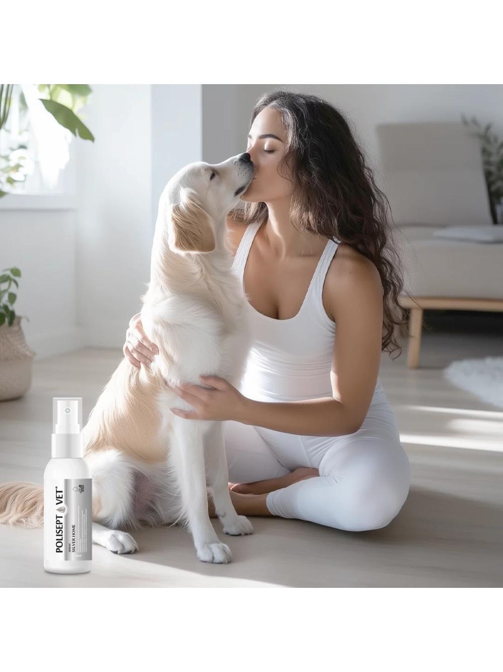 POLISEPT VET® SPRAY SILVER HOME – spray na rany dla psa i kota 50 ml