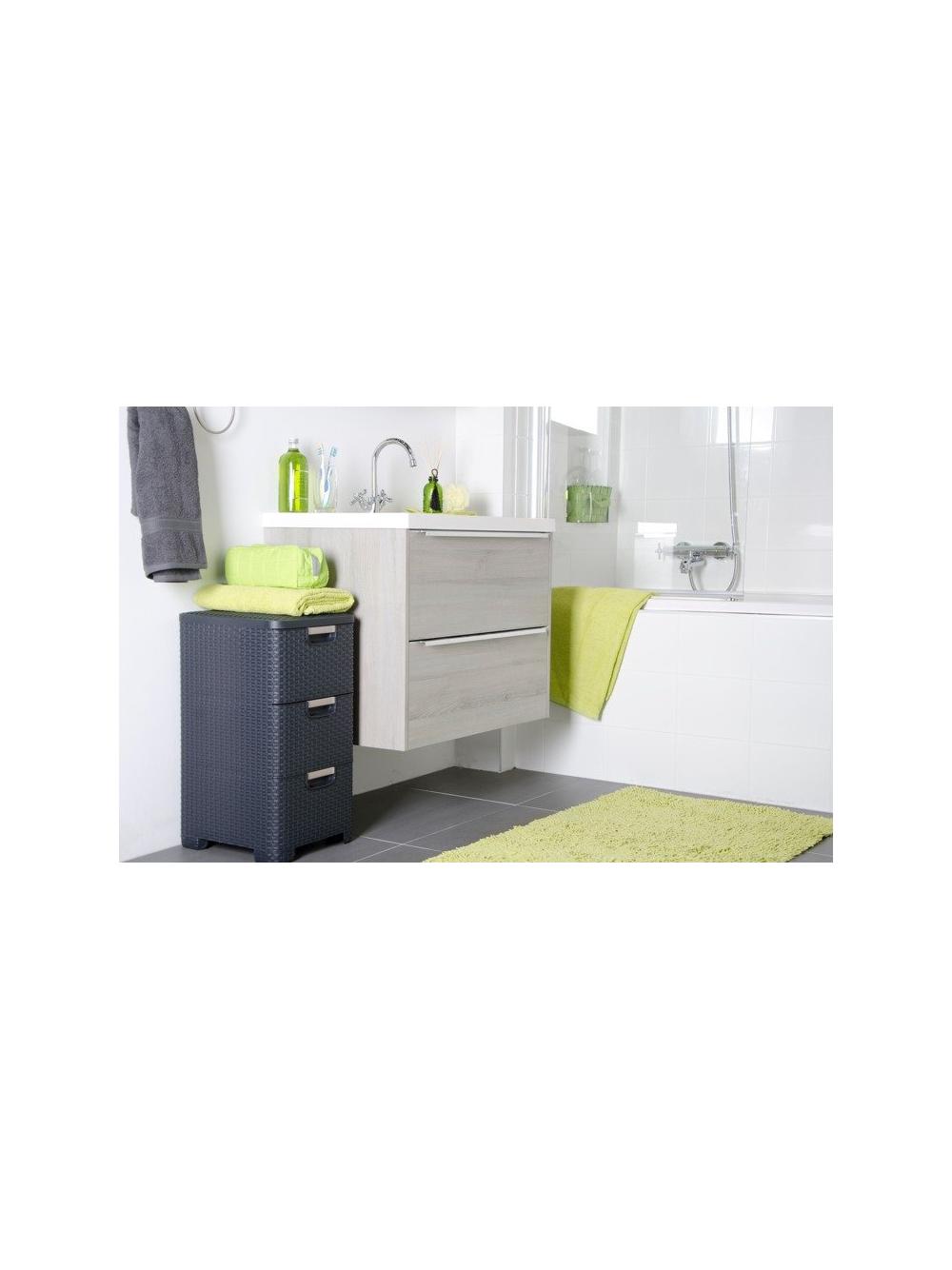Curver Regał z szufladami 3x14L STYLE kremowy
