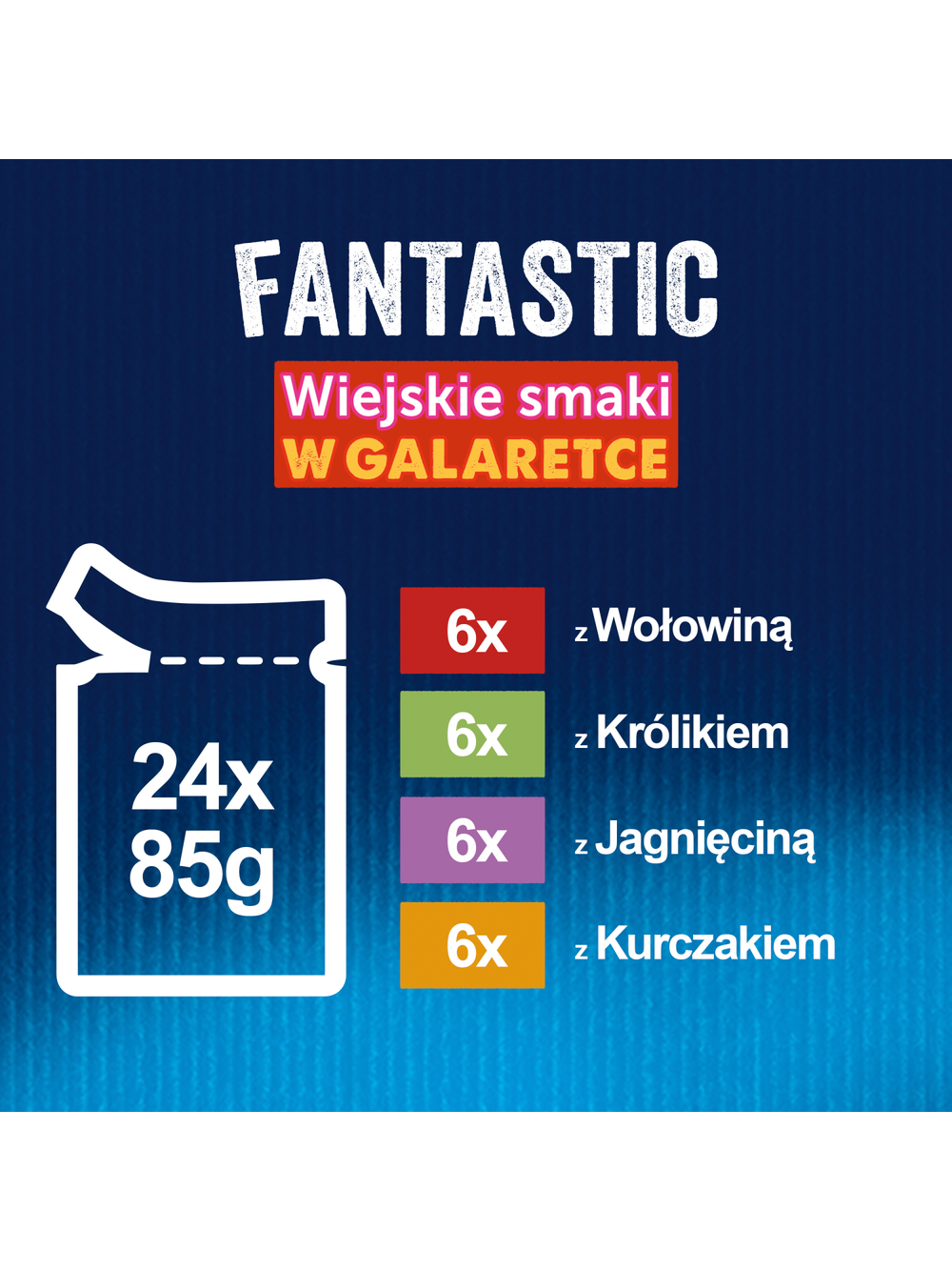 FELIX Fantastic Wiejskie Smaki w galaretce: 72x85g